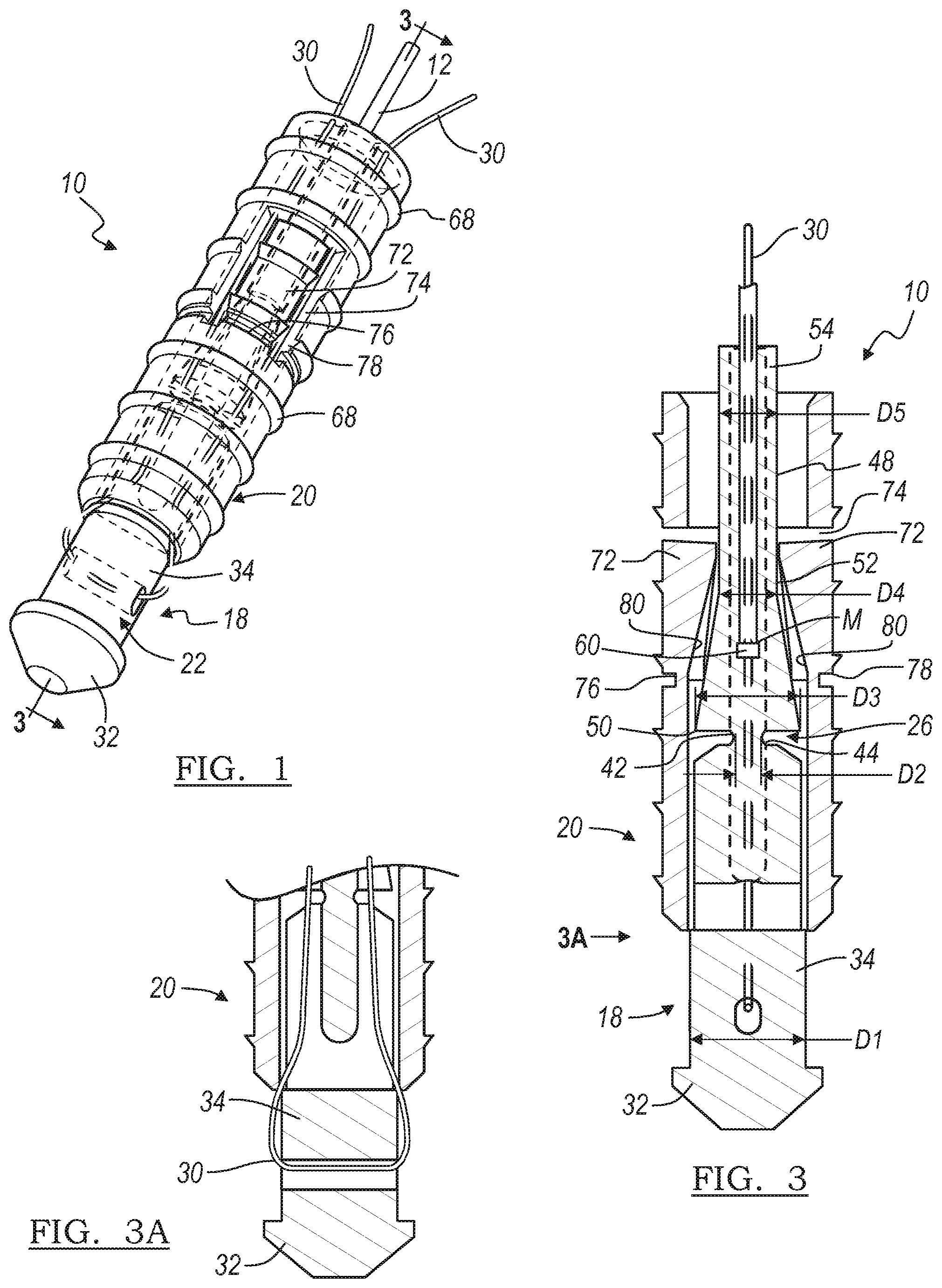 Patent US12396716 Figure 1 – Expanding suture anchor having an actuator pin