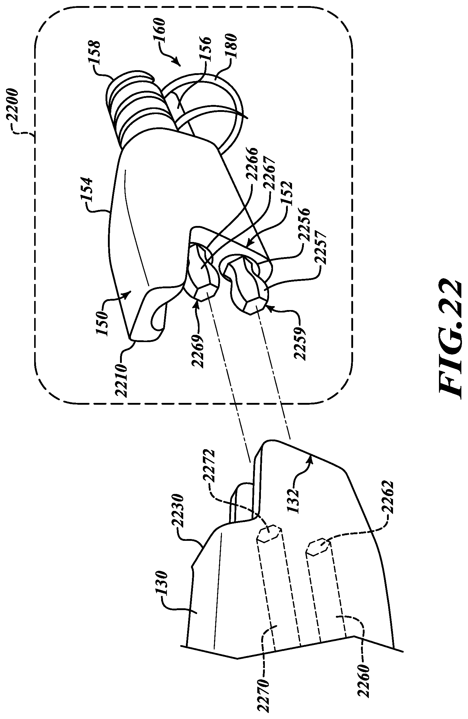 Patent US12396722 Figure 14 – Movable suturing apparatus and method