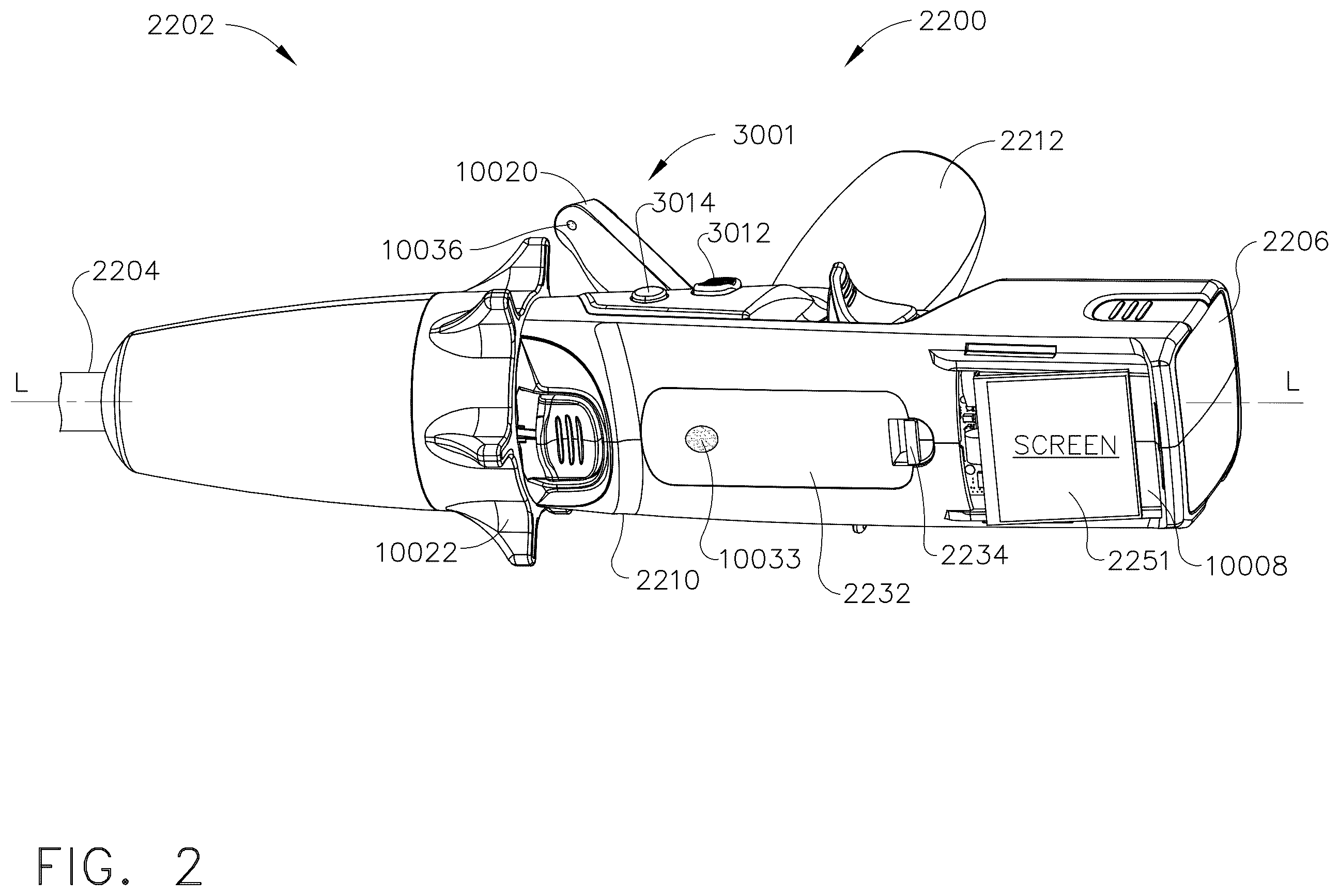 Patent US12396724 Figure 2 – Surgical instrument with multiple interface configurations