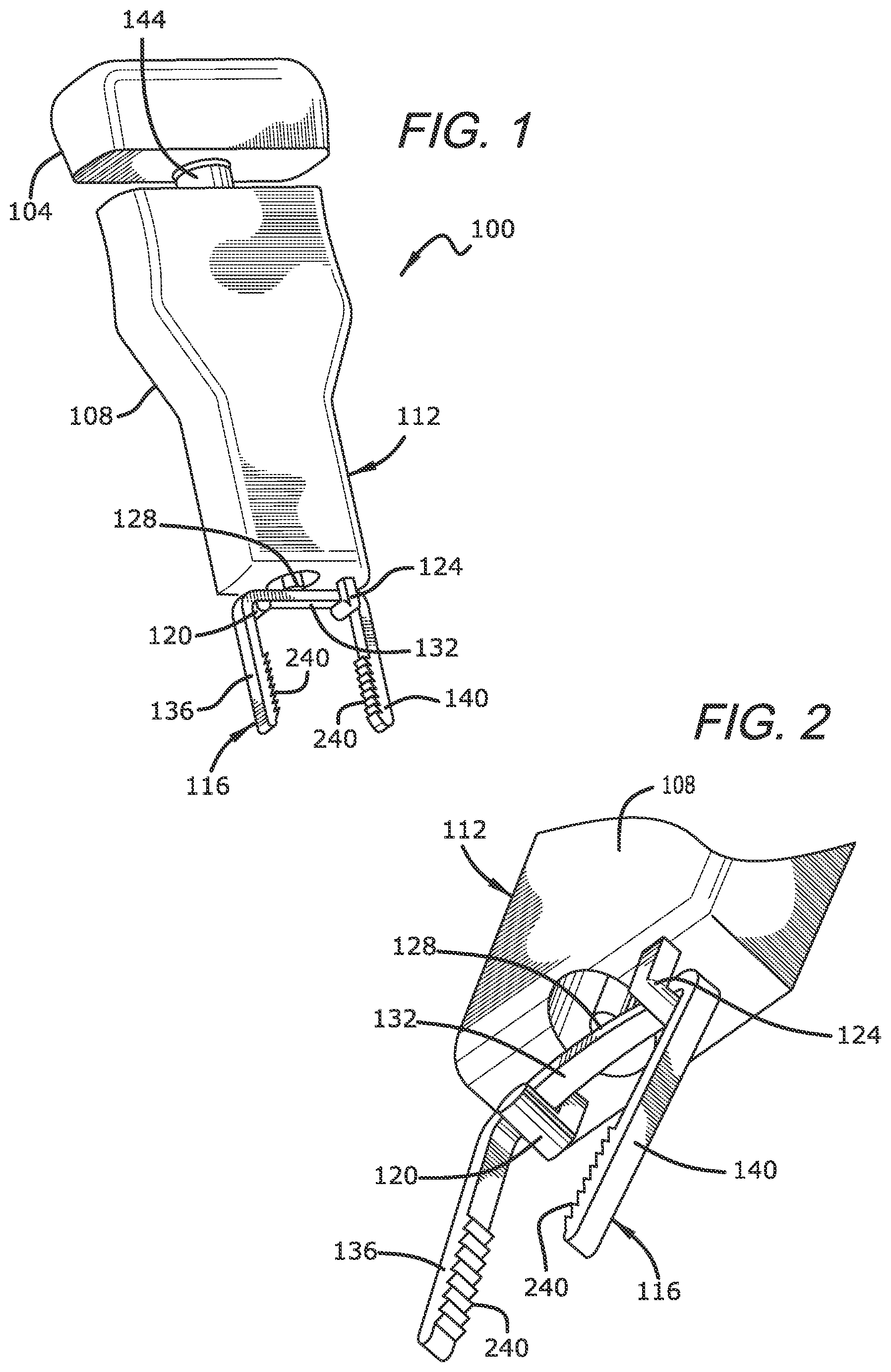 Patent US12396725 — Surgical bending instrument — Figure 1