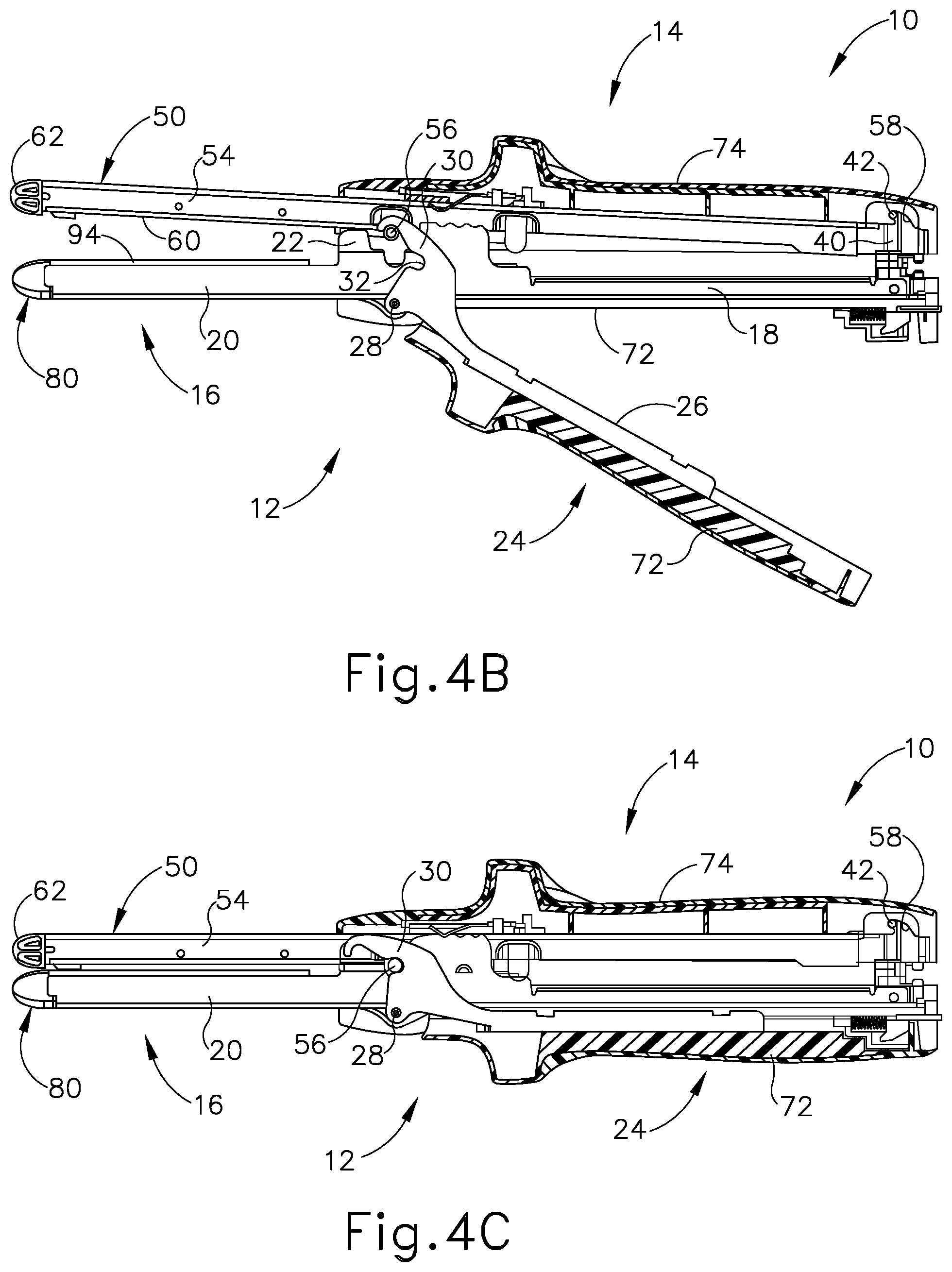Patent US12396726 Figure 5 – Clamping assembly for linear surgical stapler