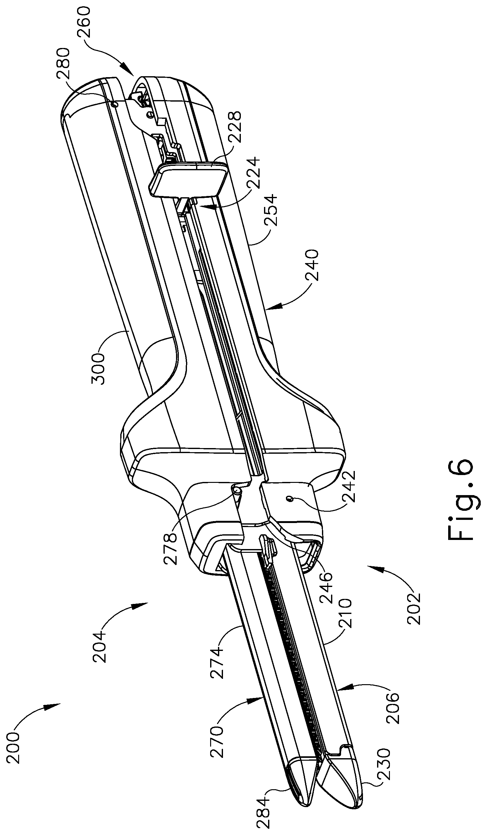 Patent US12396726 Figure 7 – Clamping assembly for linear surgical stapler