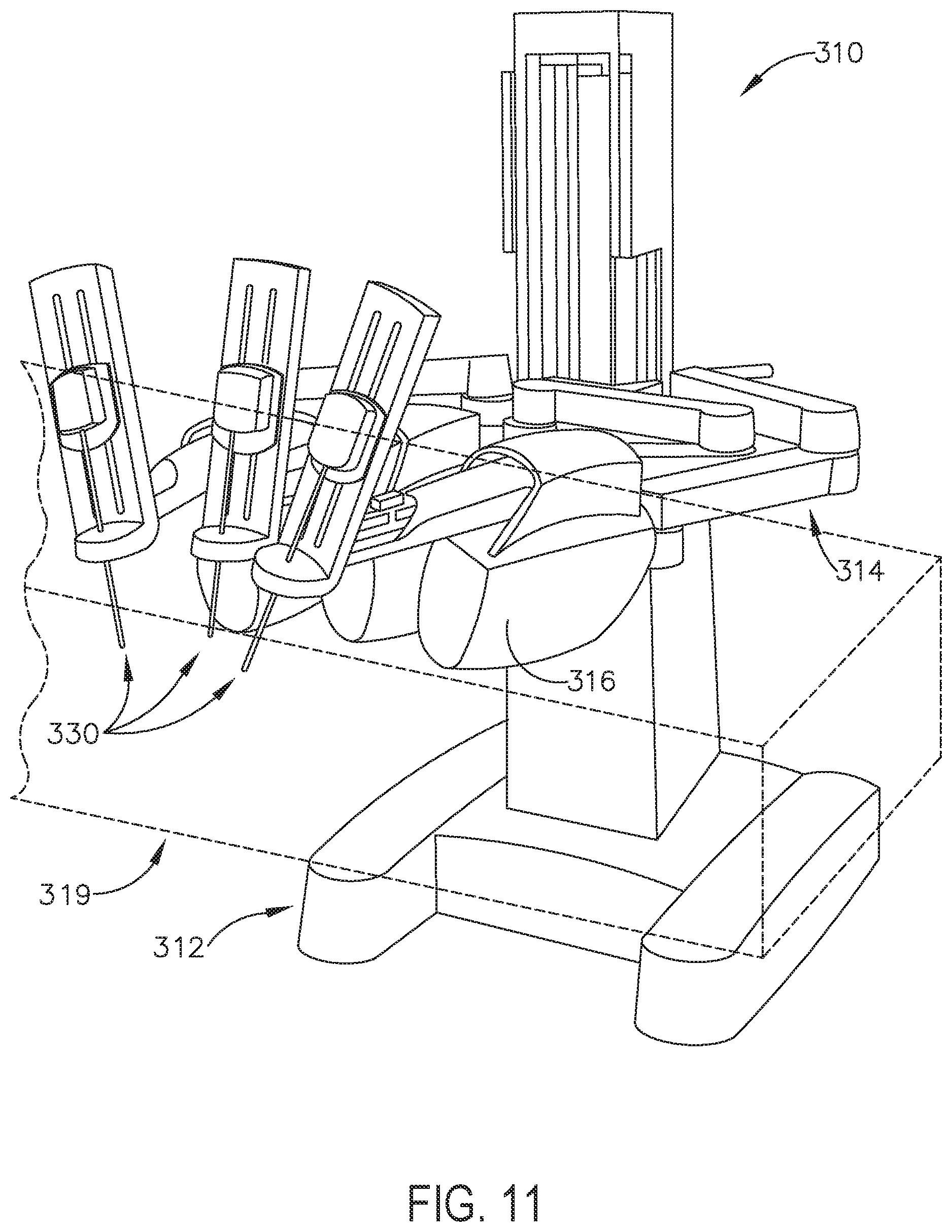 Patent US12396727 Figure 11 – Adaptation of independent firing and closure powered stapling systems