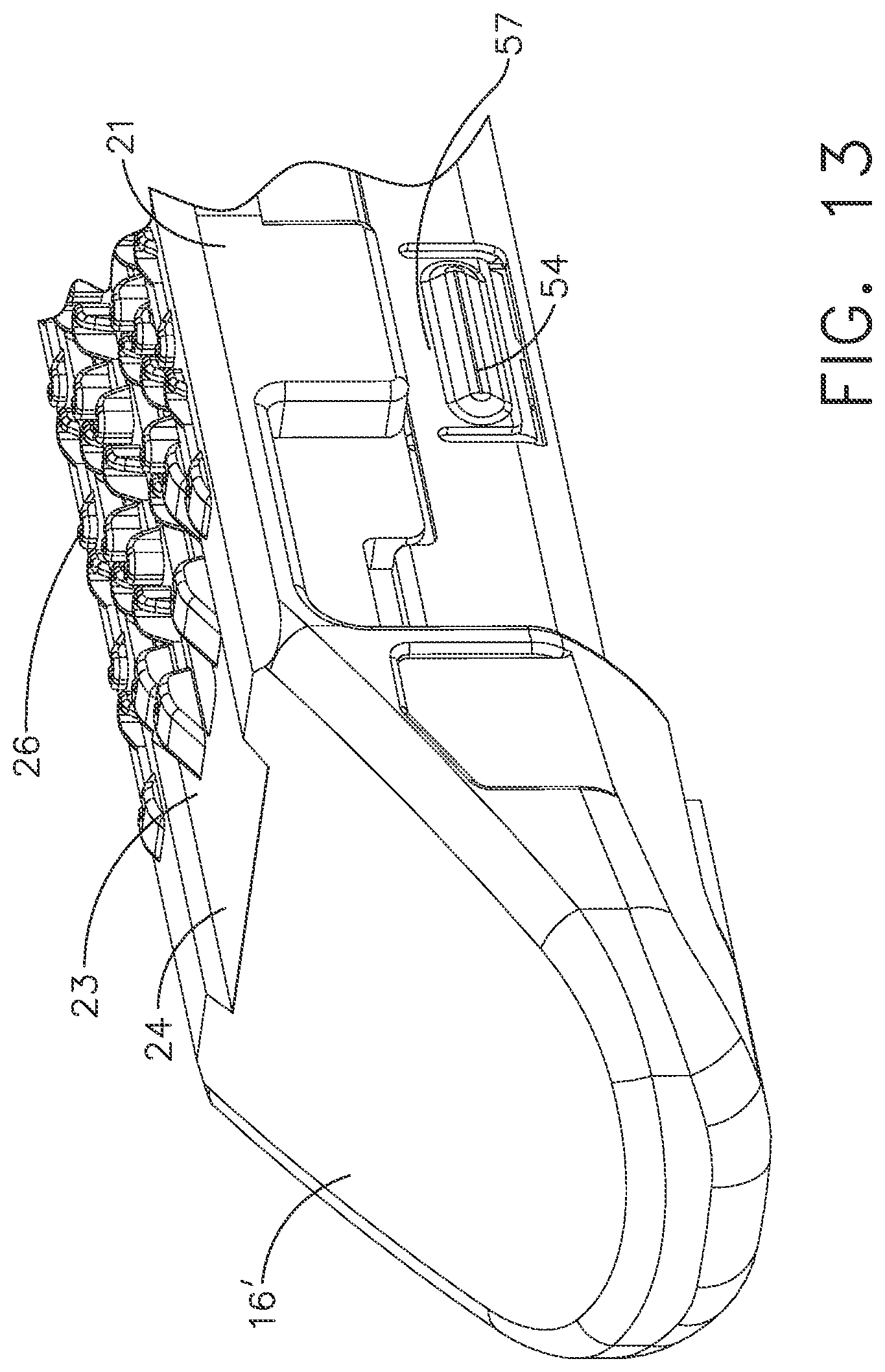 Patent US12396728 Figure 10 – Staple cartridge having retainer movable between configurations
