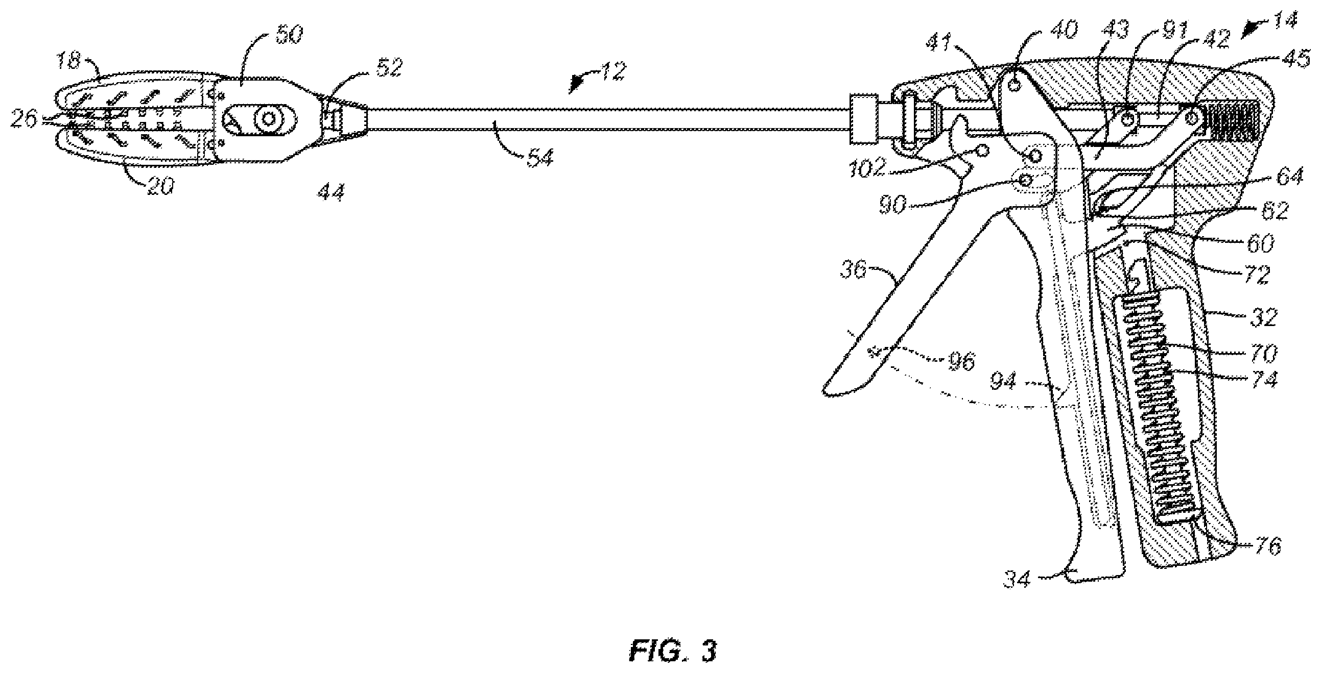 Patent US12396729 Figure 3 – Fastener applicator with interlock