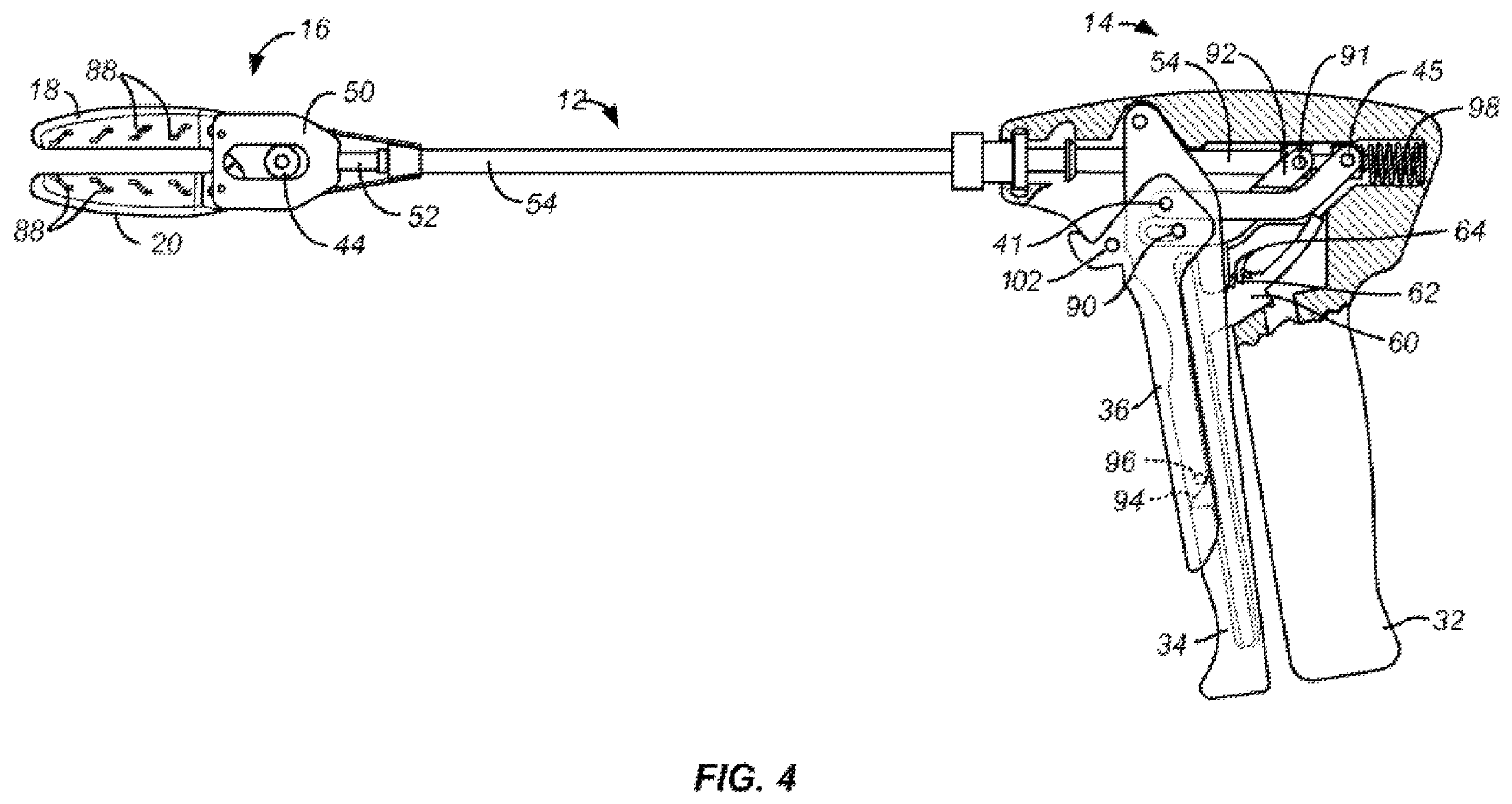 Patent US12396729 Figure 4 – Fastener applicator with interlock