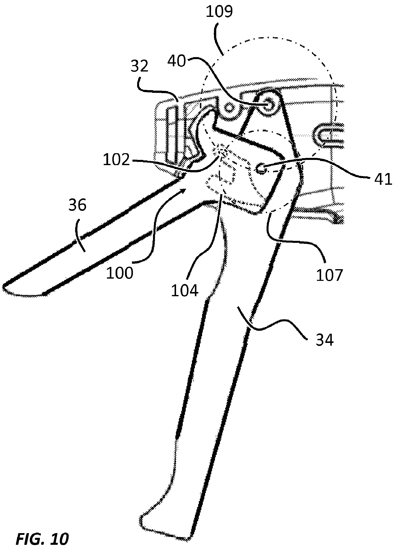 Patent US12396729 Figure 13 – Fastener applicator with interlock