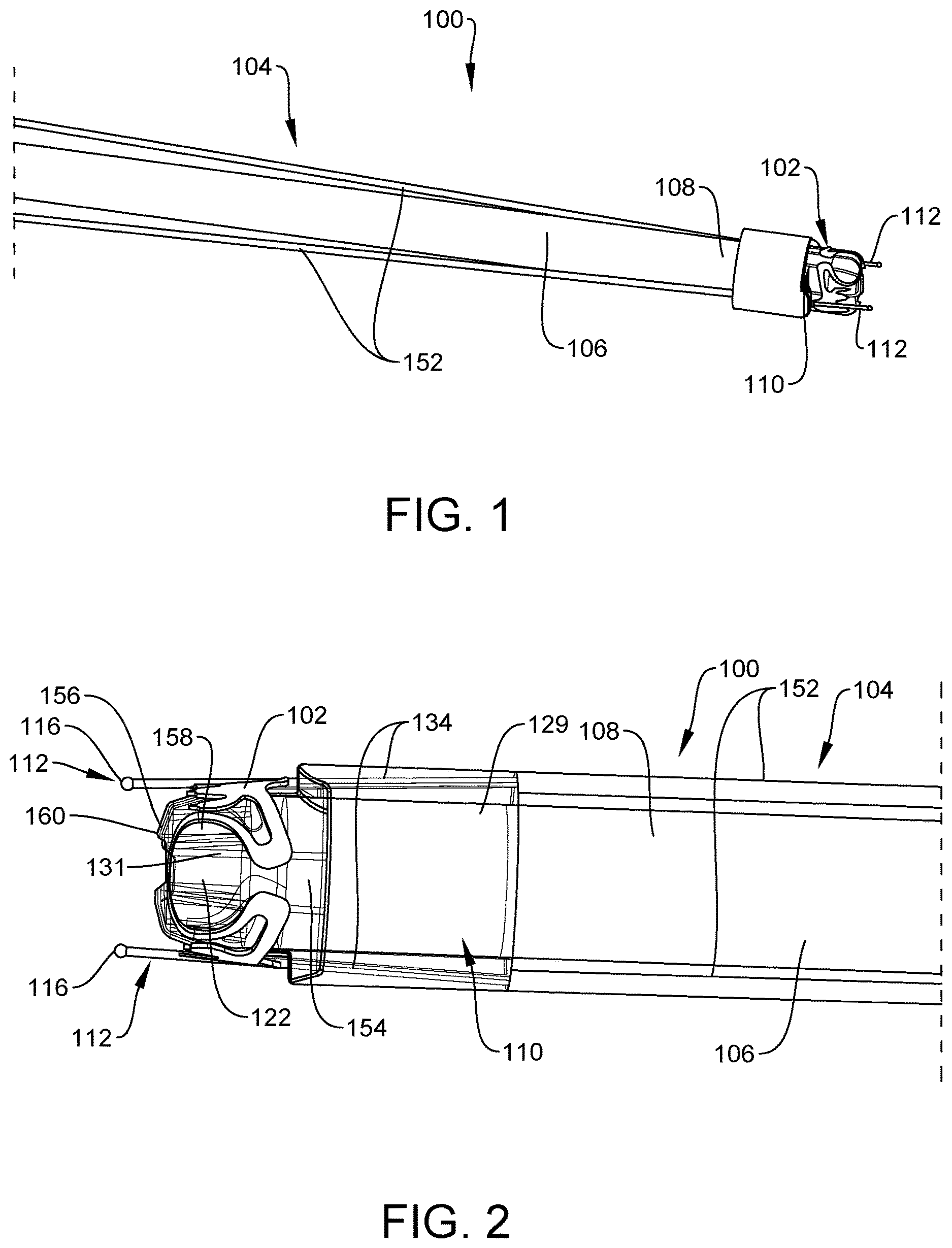 Patent US12396735 Figure 1 – Repositionable over the scope clip