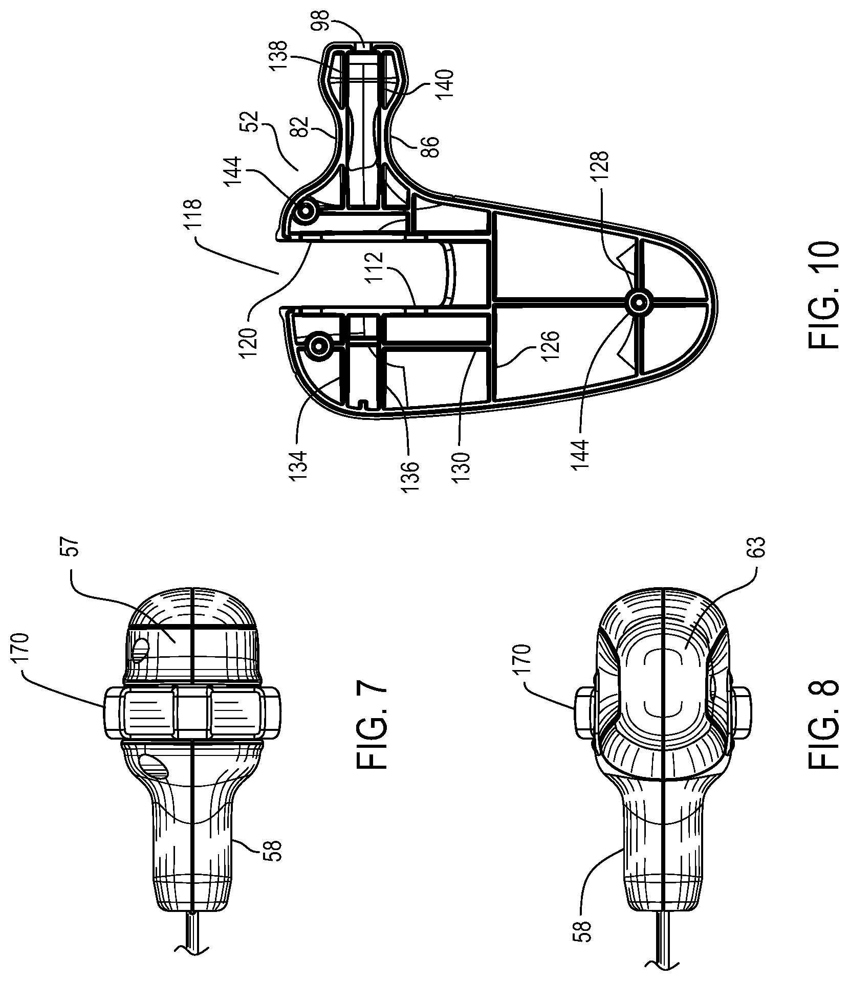 Patent US12396738 Figure 5 – Device including steering cables for creating a cavity or a channel in bone