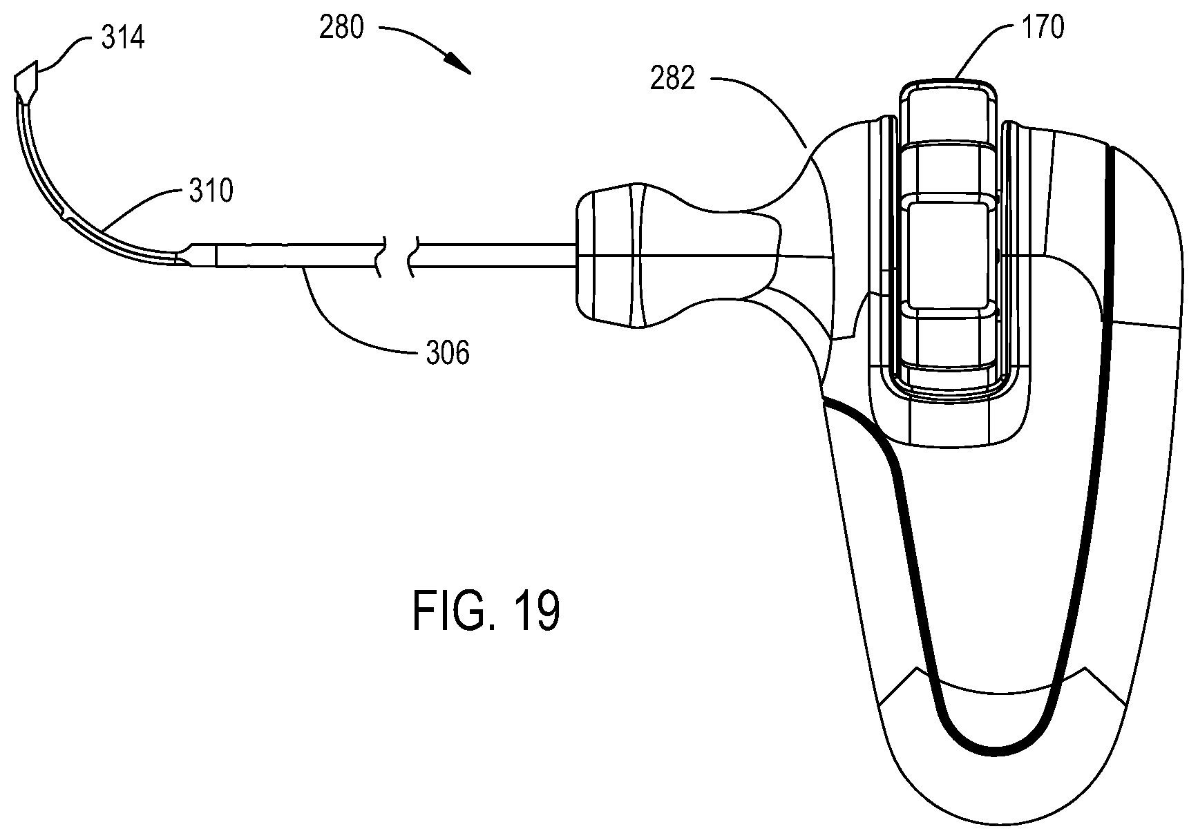 Patent US12396738 Figure 12 – Device including steering cables for creating a cavity or a channel in bone