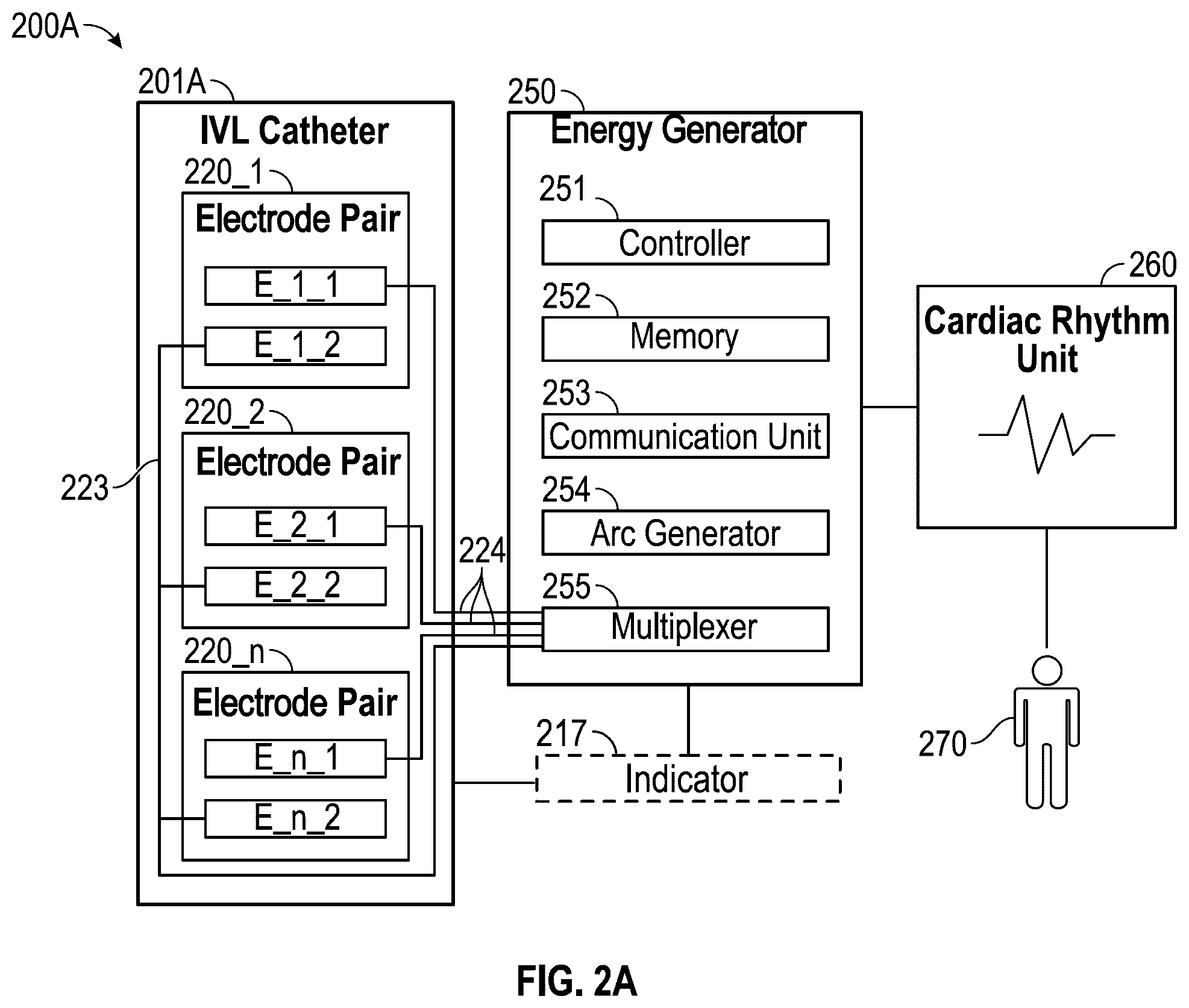 Patent US12396742 Figure 2 – Intravascular lithotripsy system