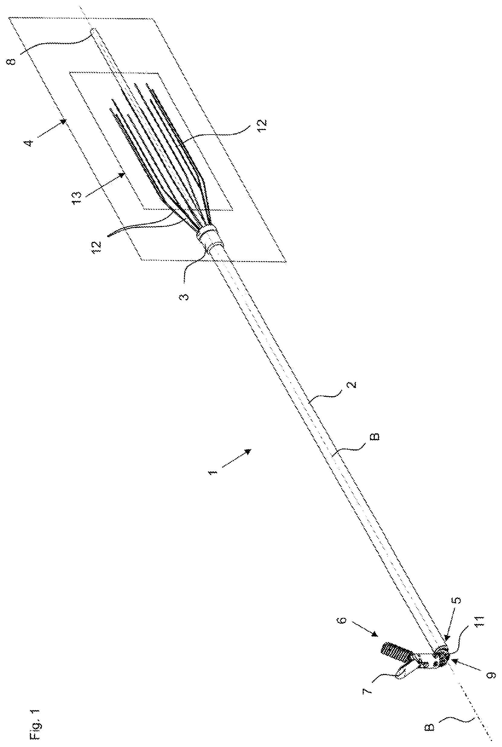 Patent US12396744 Figure 1 – Surgical instrument, steering gear thereof, and method of regulating the position of a steering ring of the steering gear
