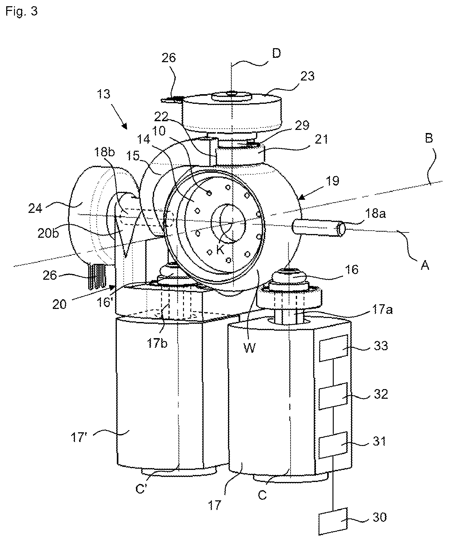 Patent US12396744 Figure 3 – Surgical instrument, steering gear thereof, and method of regulating the position of a steering ring of the steering gear