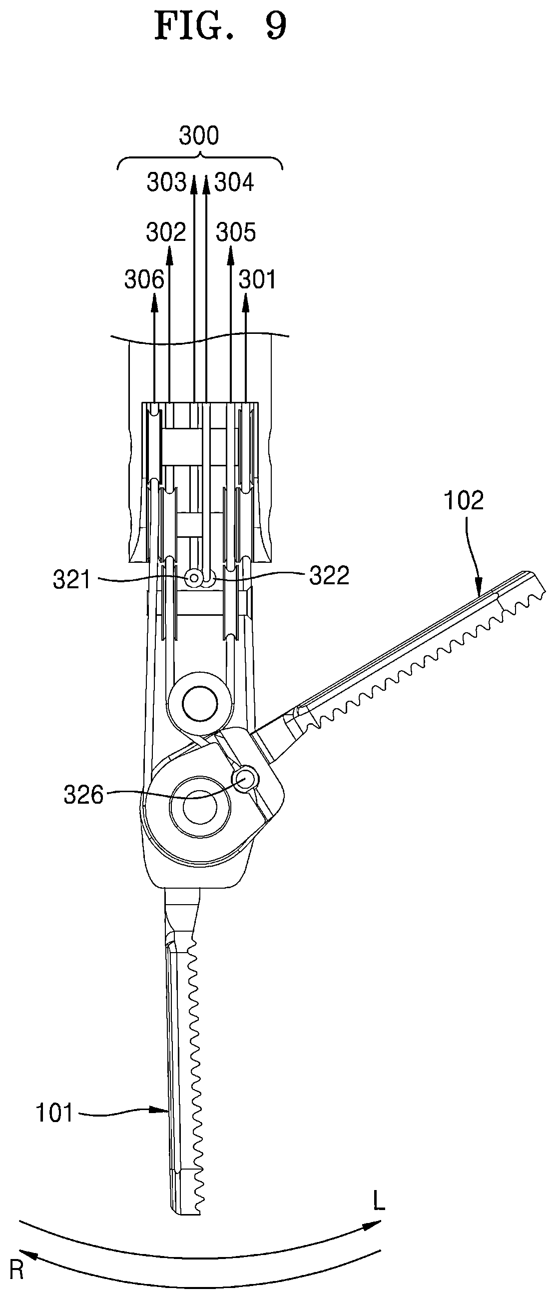 Patent US12396745 Figure 9 – Surgery instrument