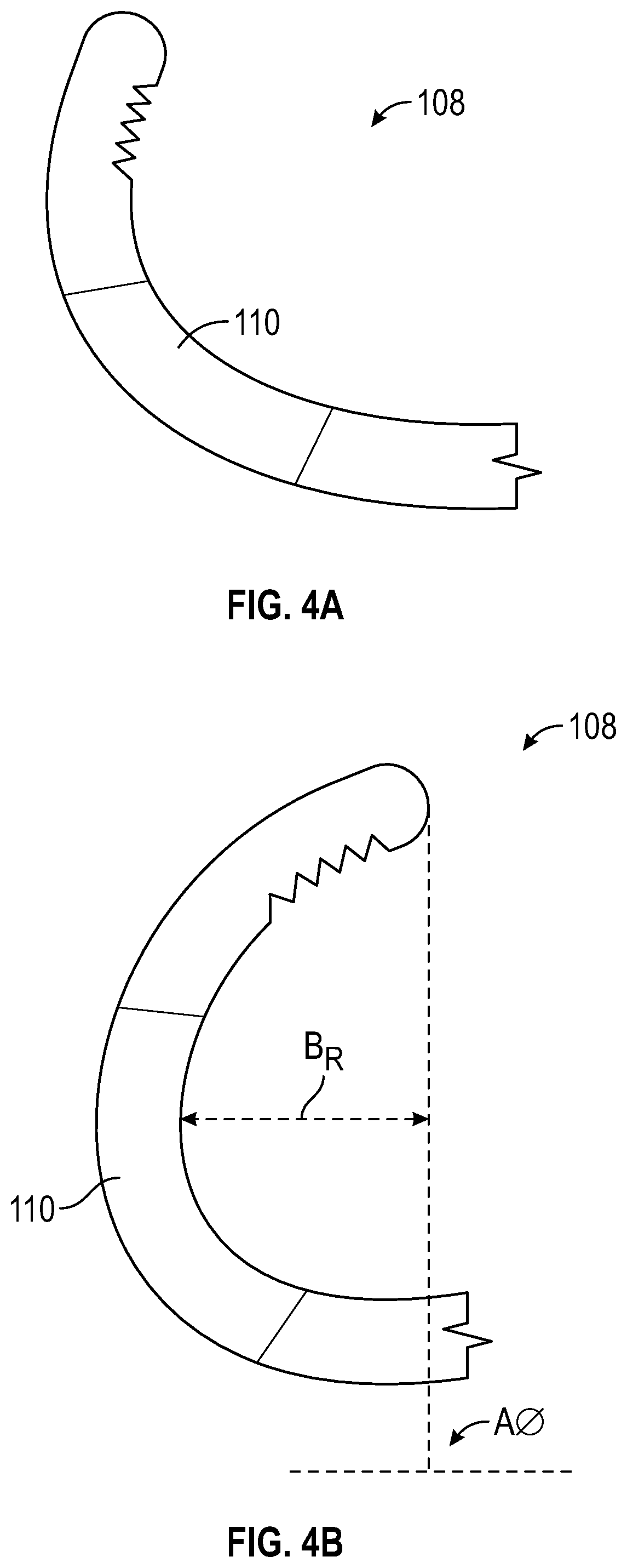 Patent US12396747 Figure 4 – Articulating debrider blade tip and handpiece control
