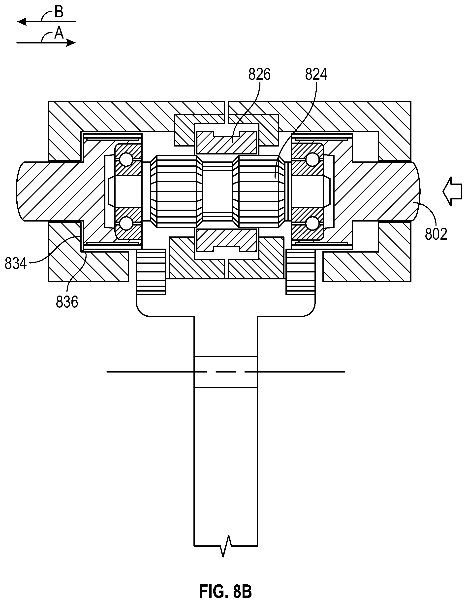 Patent US12396747 Figure 8 – Articulating debrider blade tip and handpiece control