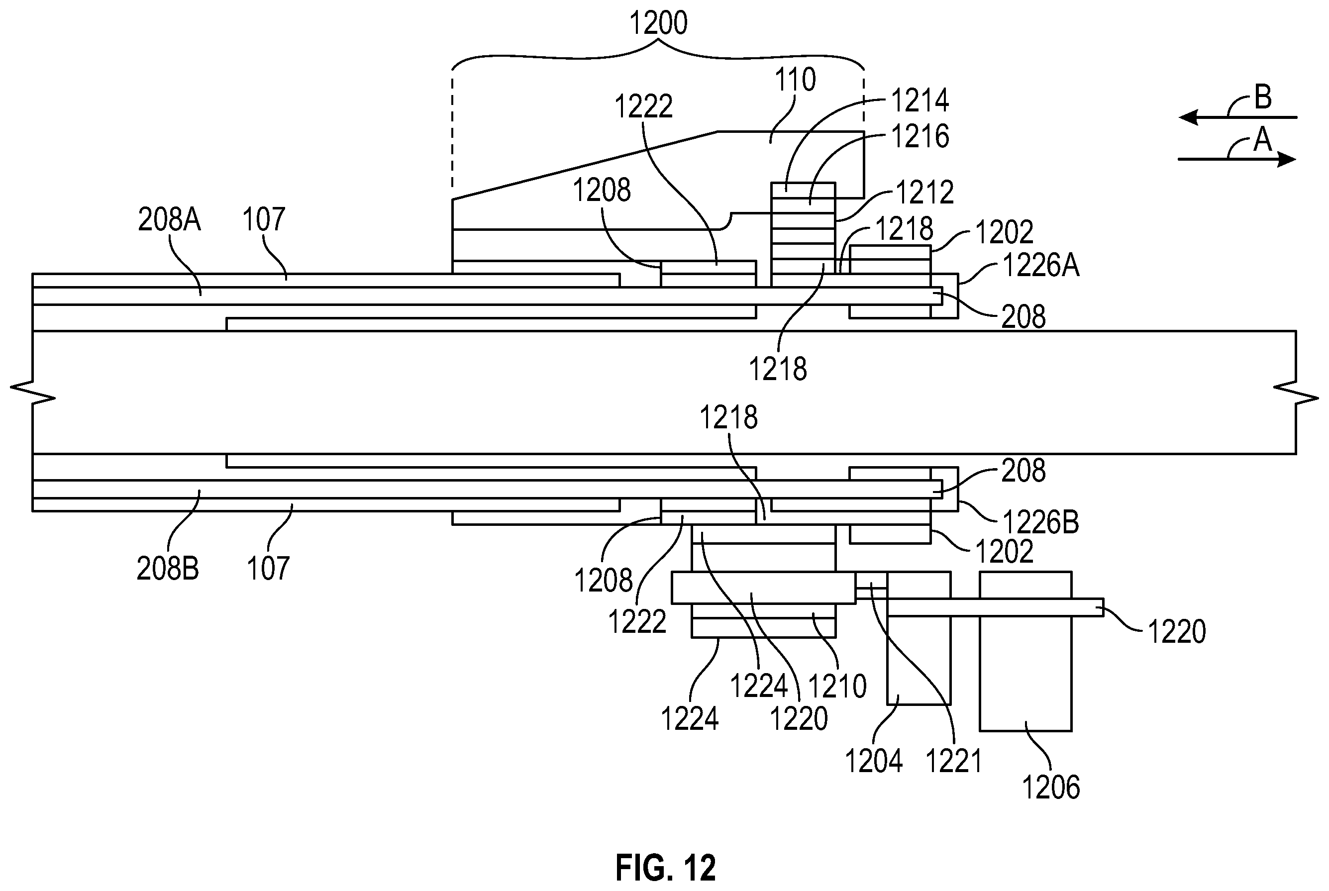 Patent US12396747 Figure 12 – Articulating debrider blade tip and handpiece control
