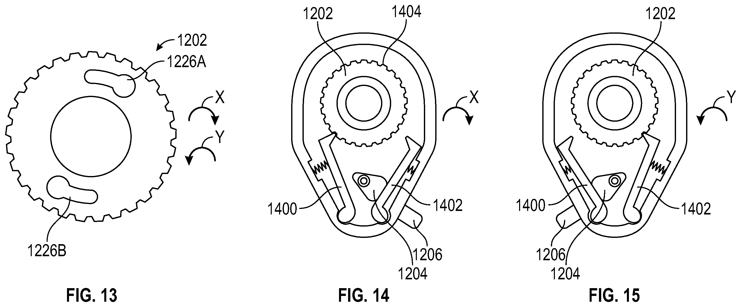 Patent US12396747 Figure 13 – Articulating debrider blade tip and handpiece control