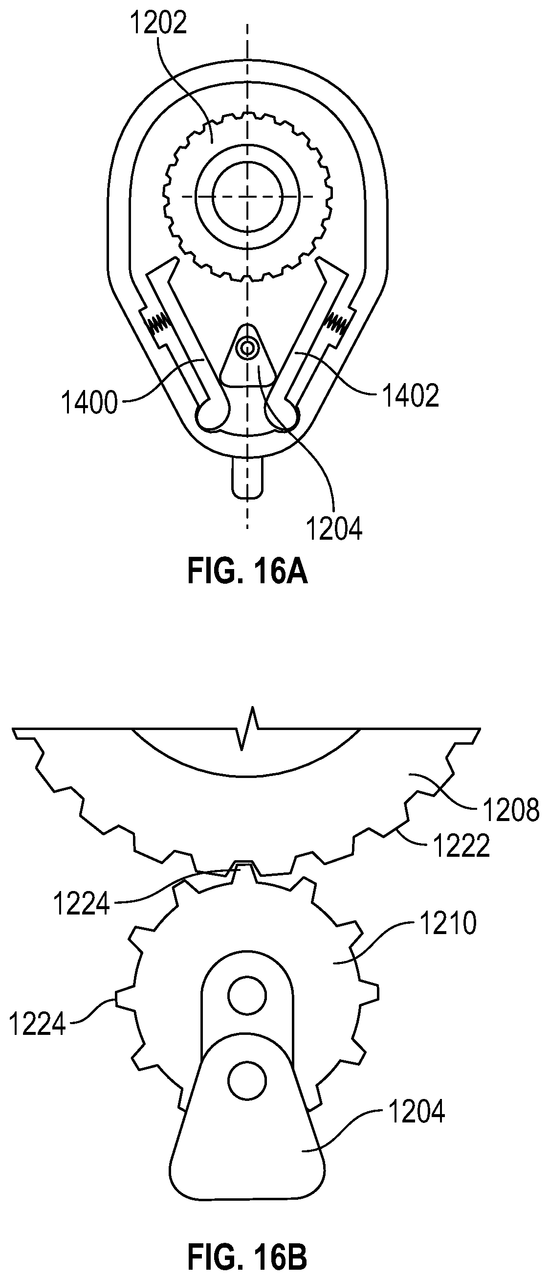 Patent US12396747 Figure 14 – Articulating debrider blade tip and handpiece control