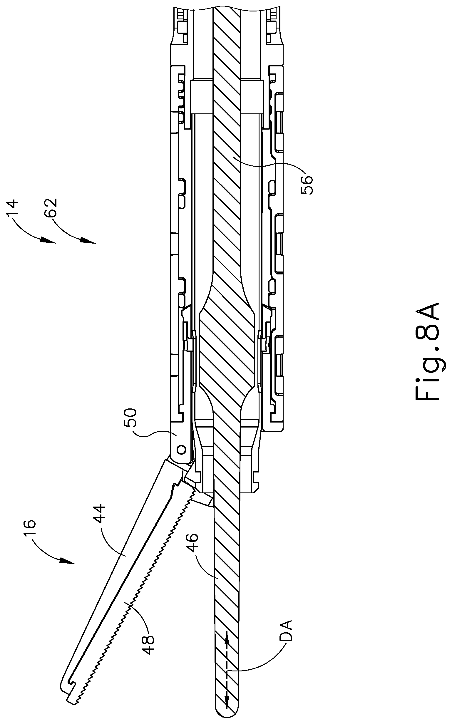 Patent US12396748 Figure 9 – Ultrasonic blade and clamp arm alignment features
