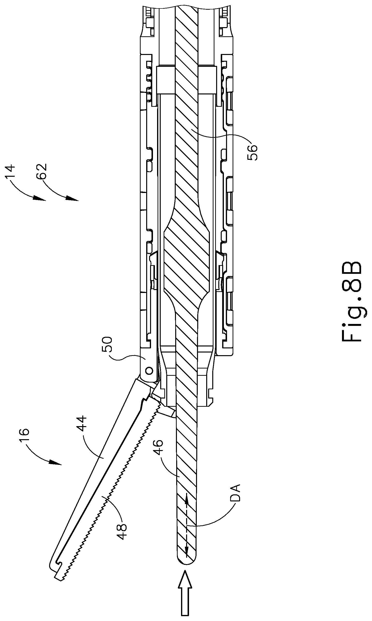 Patent US12396748 Figure 10 – Ultrasonic blade and clamp arm alignment features