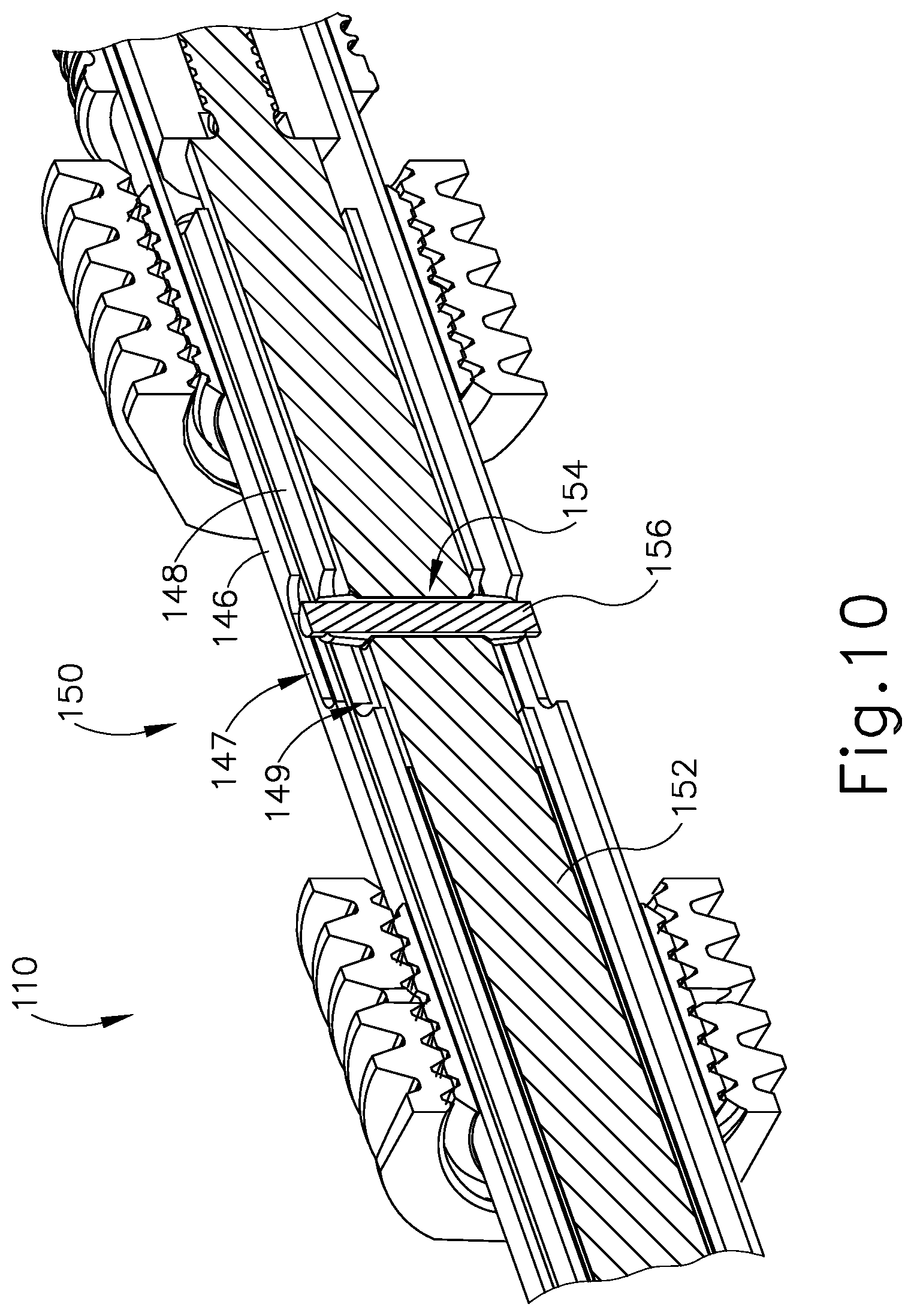 Patent US12396748 Figure 13 – Ultrasonic blade and clamp arm alignment features