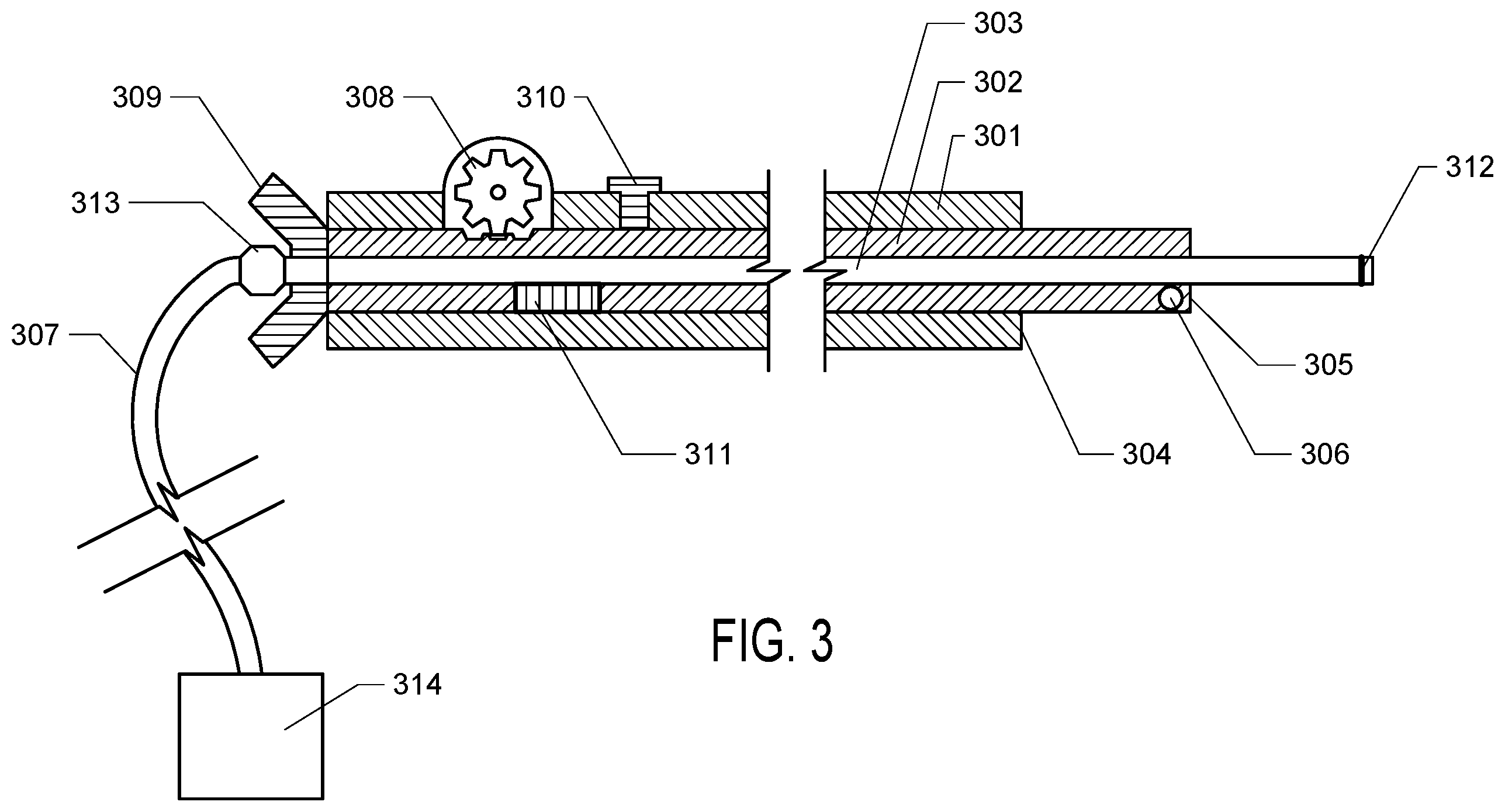 Patent US12396750 Figure 3 – Adjustable stepped cannula