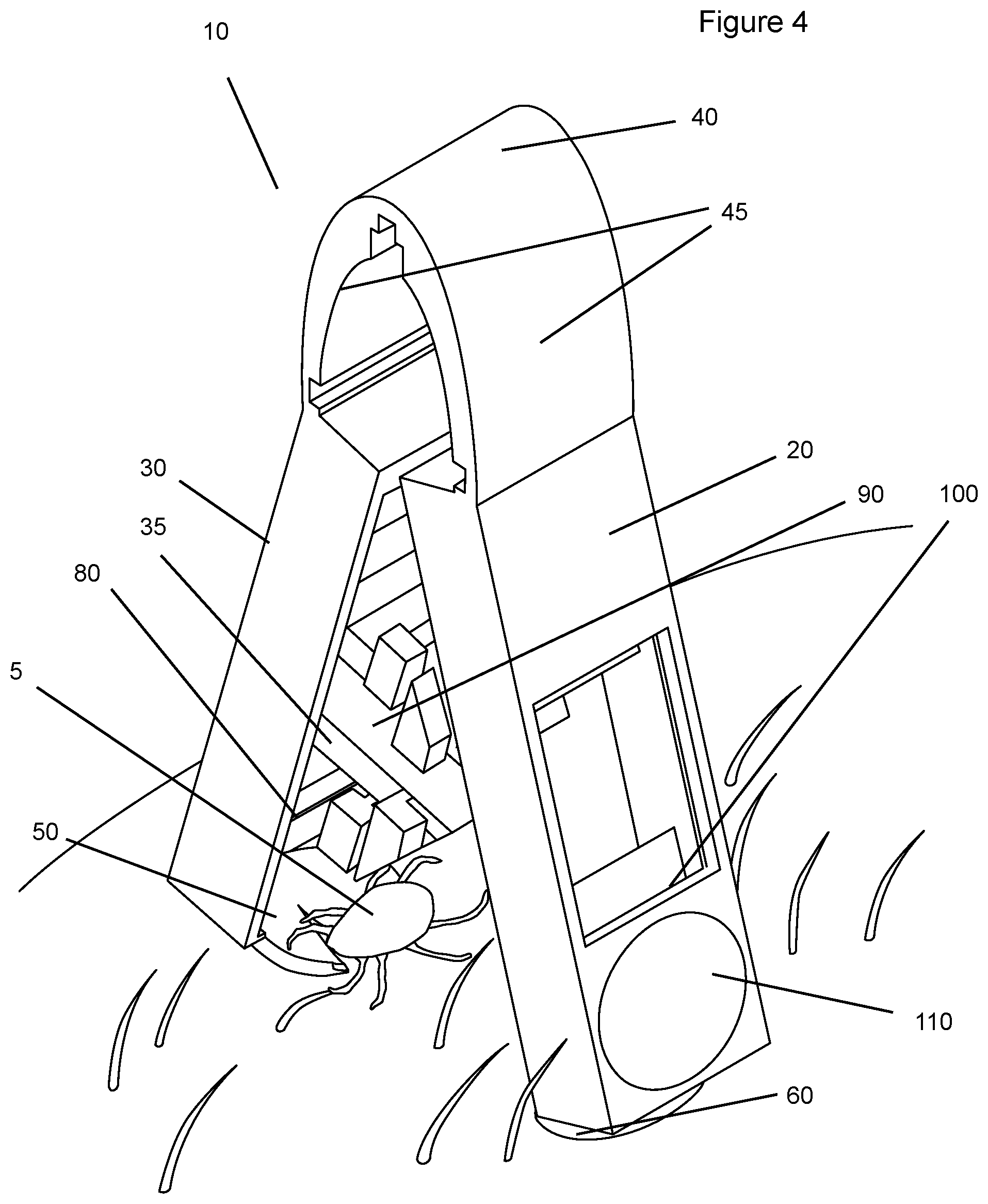 Patent US12396754 Figure 3 – Tick removal and encapsulation device