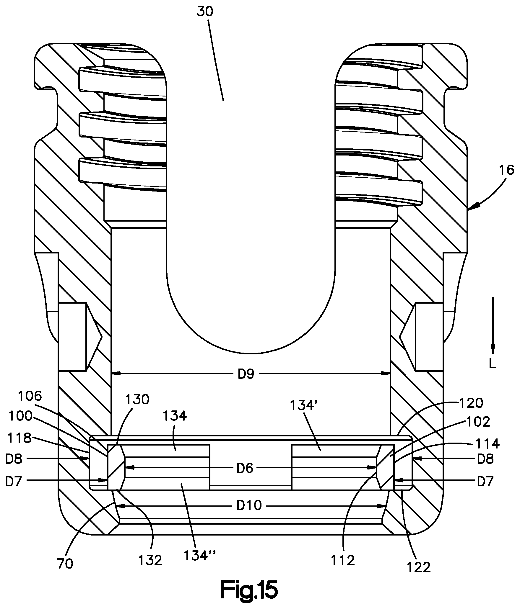 Patent US12396758 Figure 11 – Polyaxial bone fixation element