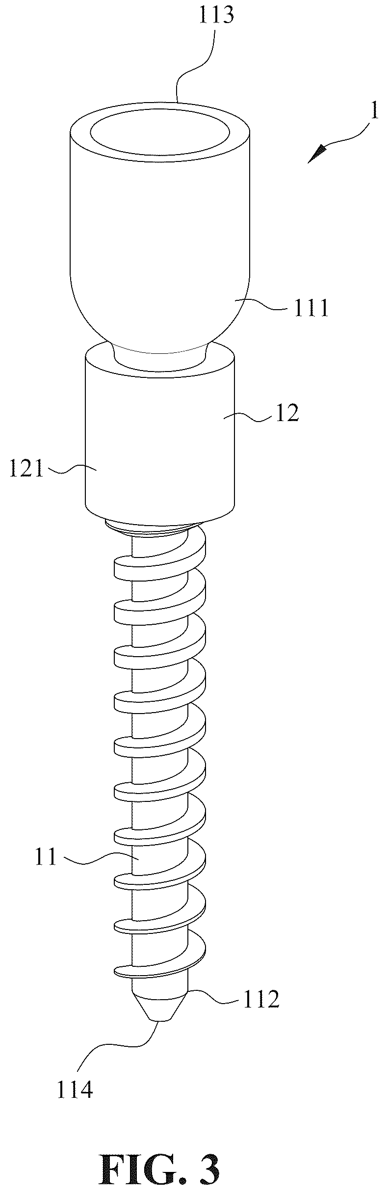 Patent US12396759 Figure 3 – Minimally invasive and endoscopic spinal fixation device