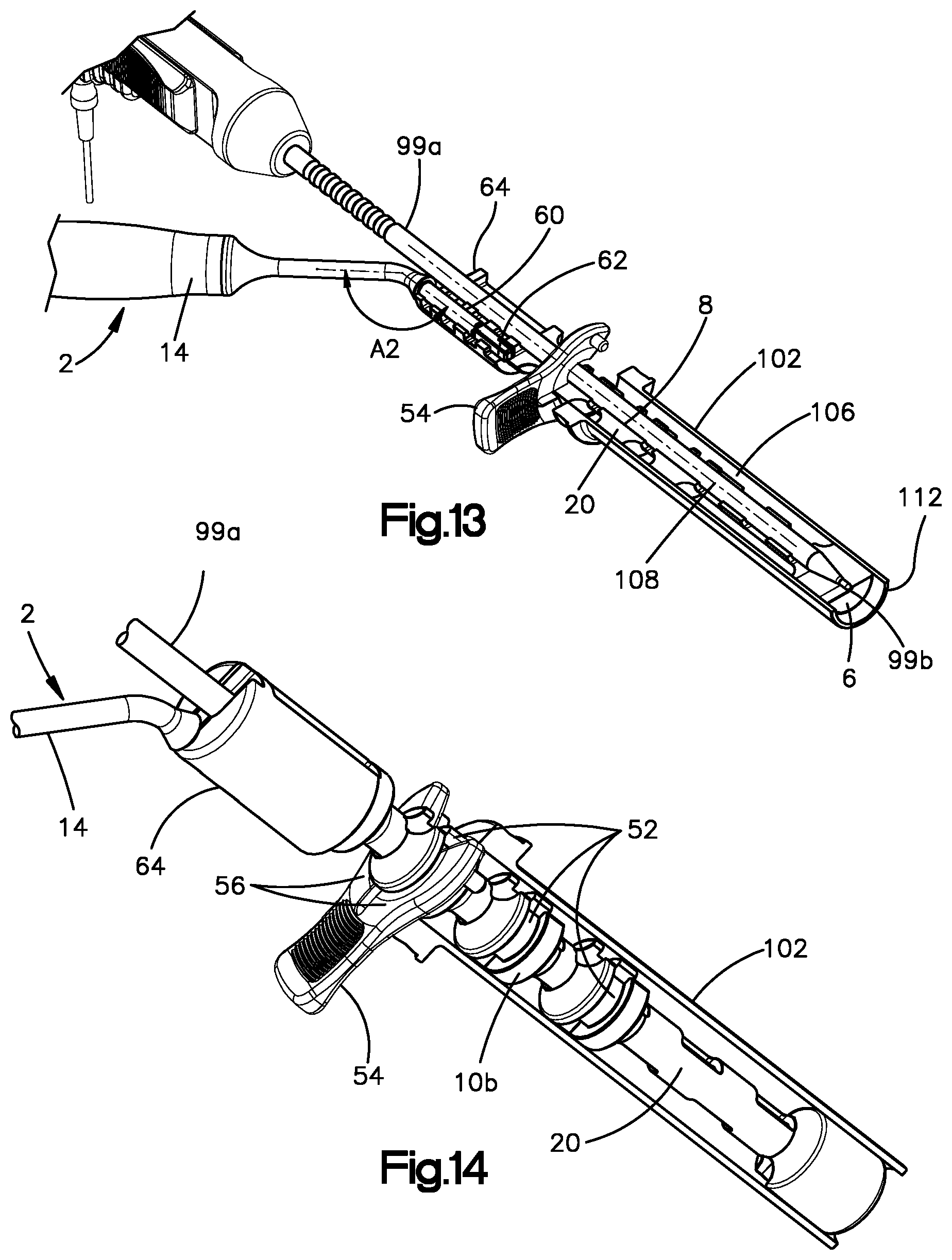 Patent US12396764 Figure 8 – Control member for adjusting access tube position, and related systems and methods
