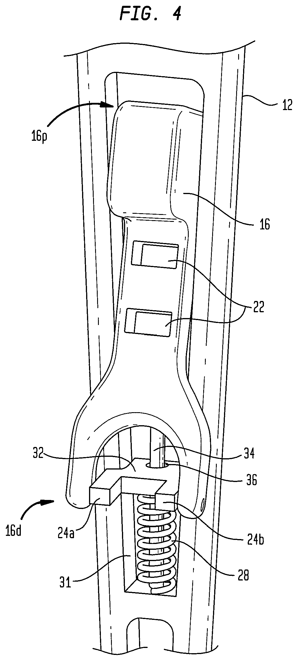 Patent US12396765 Figure 4 – Instruments and methods for tensioning a spinal tether