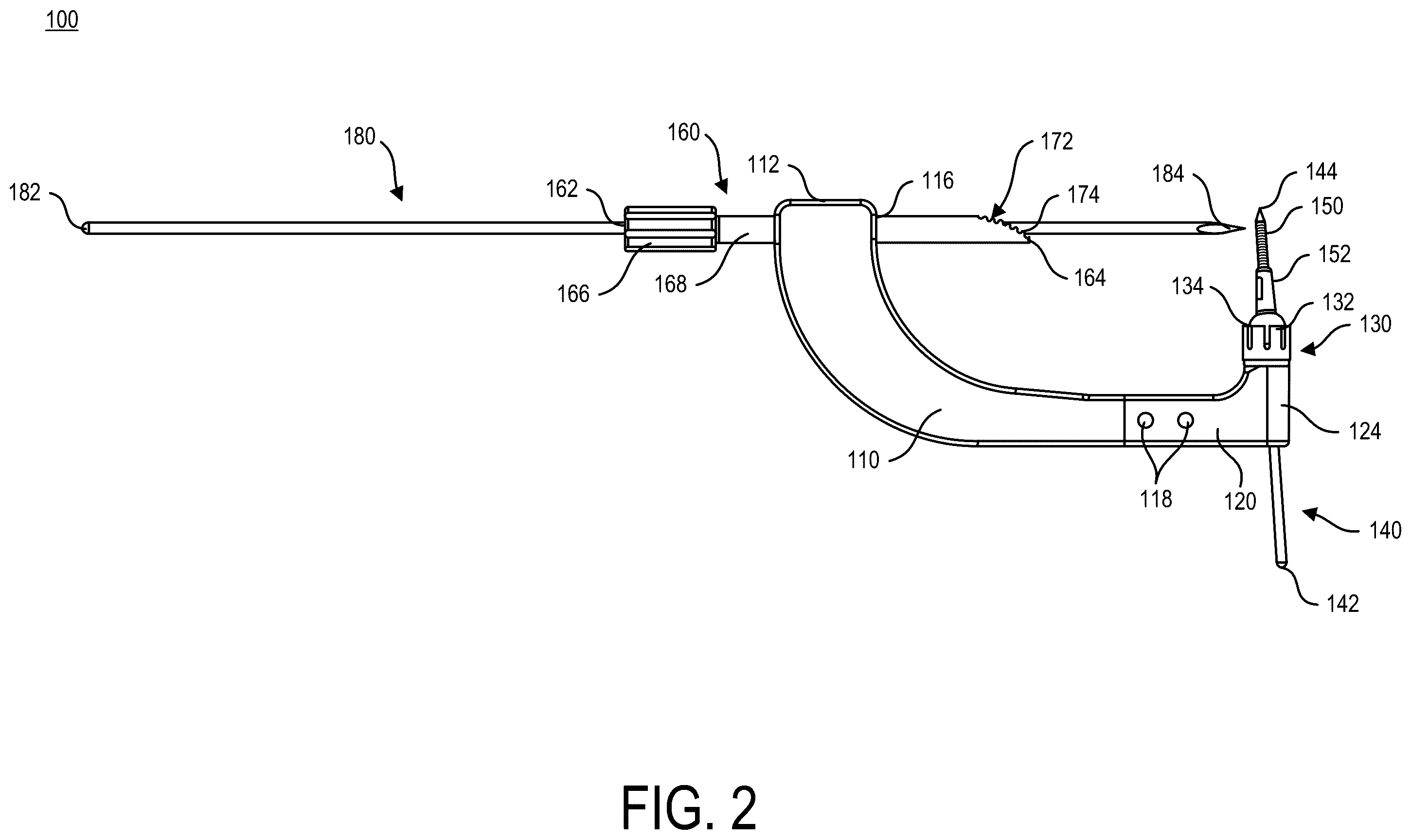Patent US12396768 Figure 2 – Intramedullary nail alignment guides, fixation guides, devices, systems, and methods of use