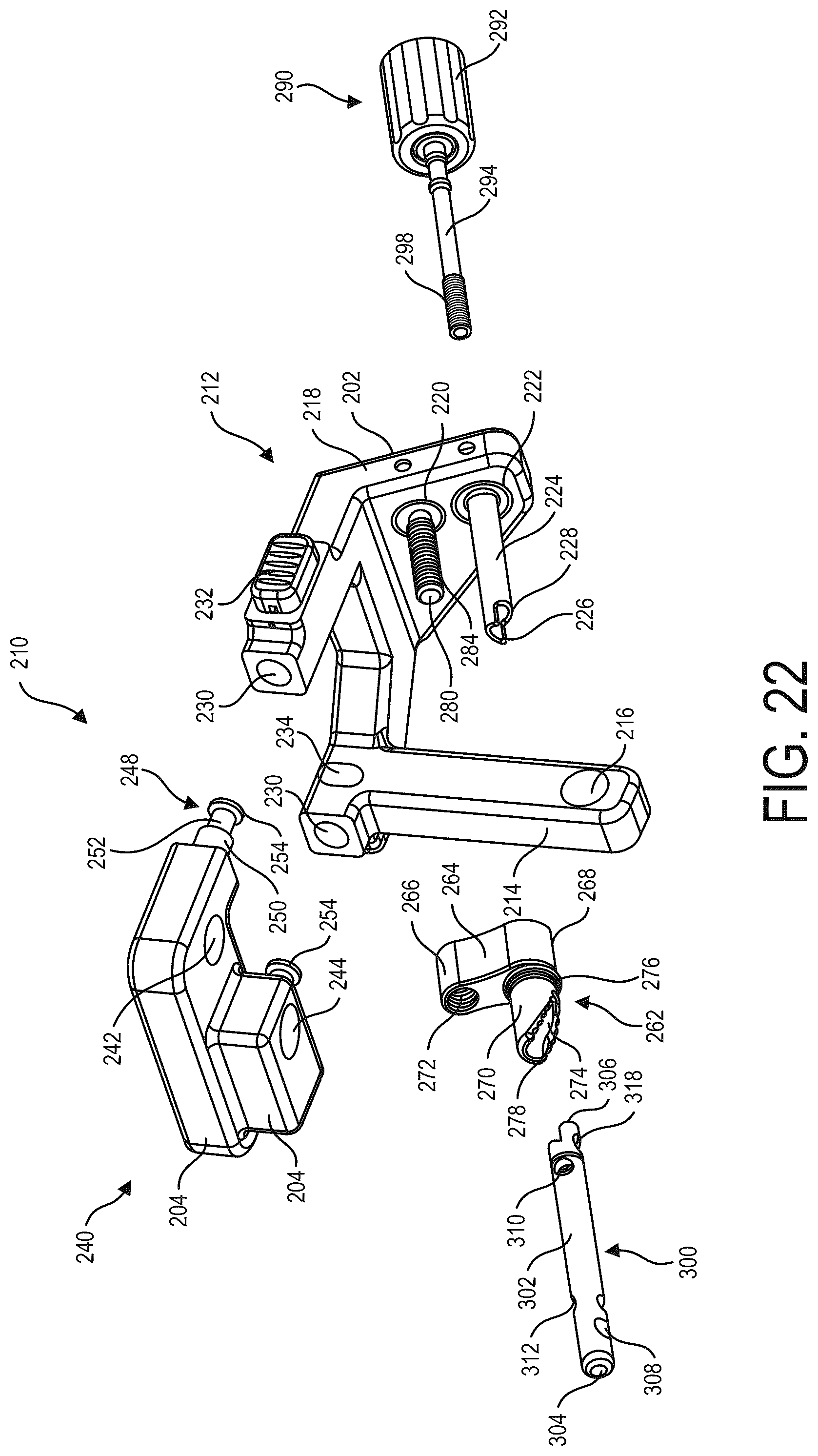 Patent US12396768 Figure 16 – Intramedullary nail alignment guides, fixation guides, devices, systems, and methods of use