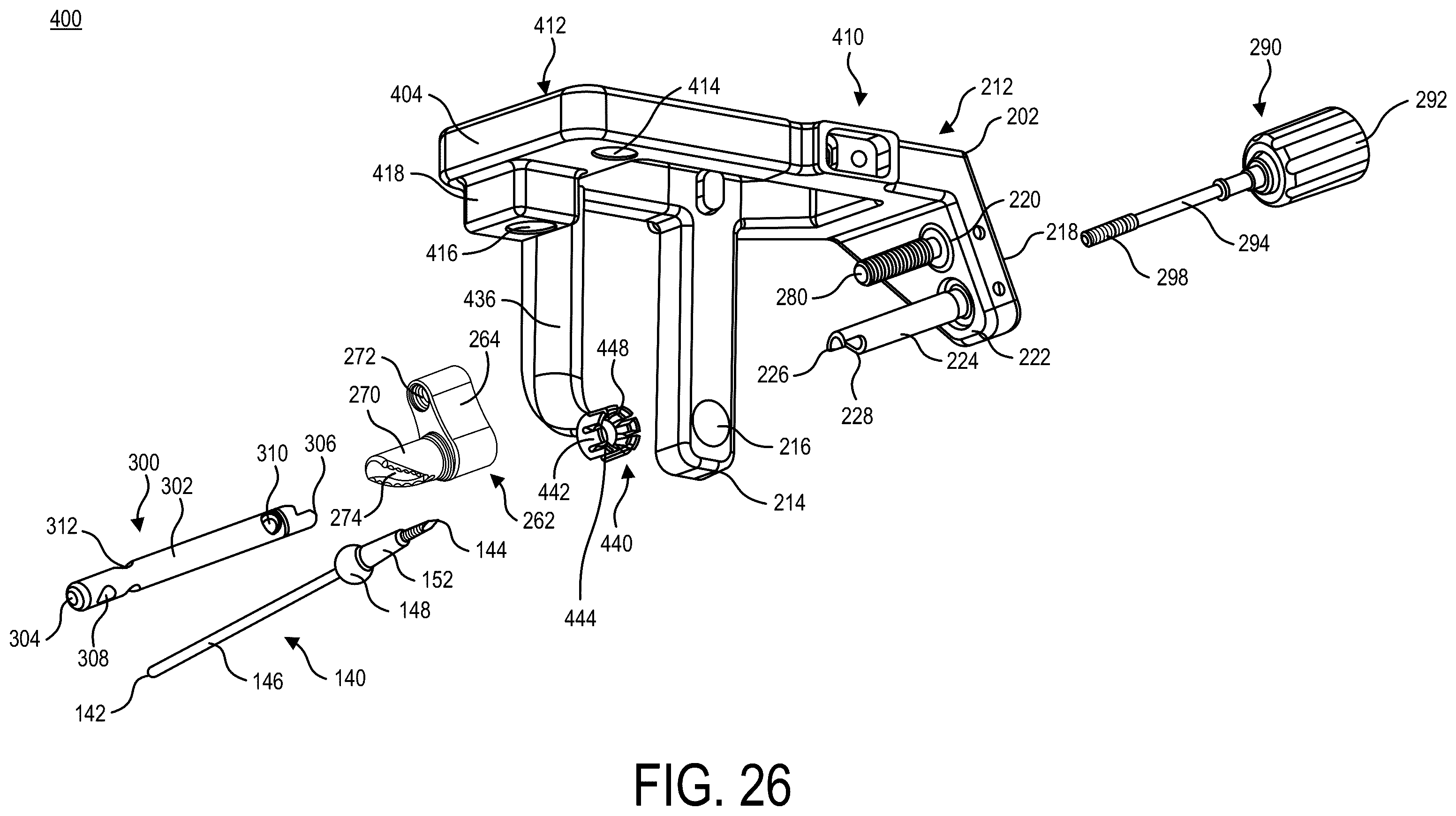 Patent US12396768 Figure 19 – Intramedullary nail alignment guides, fixation guides, devices, systems, and methods of use