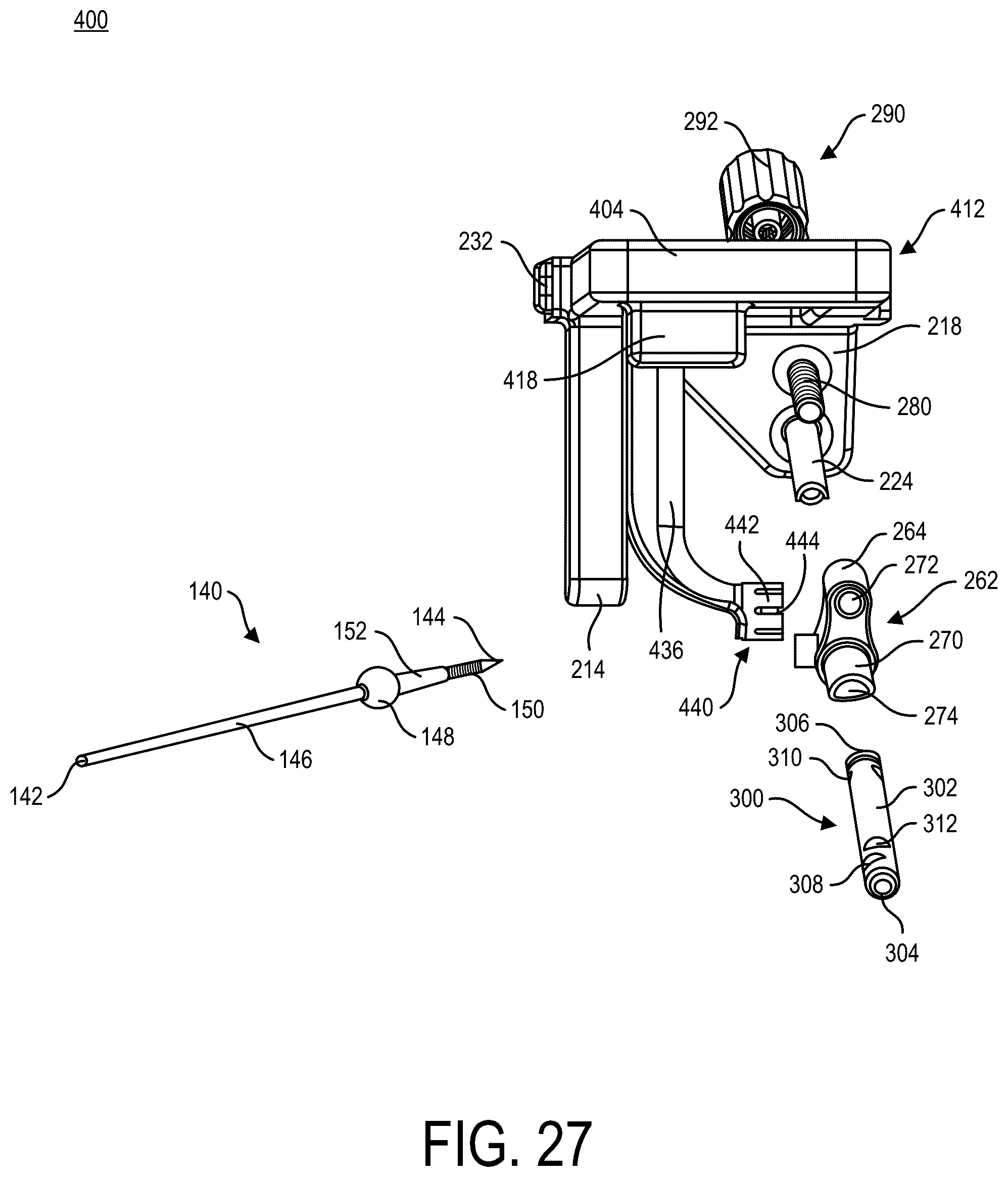 Patent US12396768 Figure 20 – Intramedullary nail alignment guides, fixation guides, devices, systems, and methods of use