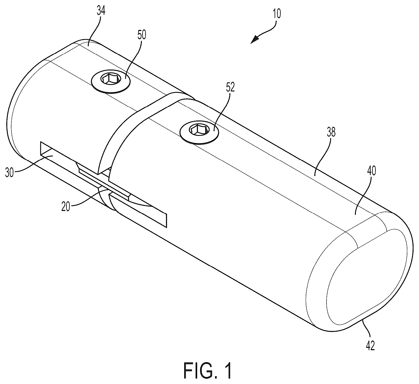 Patent US12396771 — Intra-osseous plate system and method — Figure 1