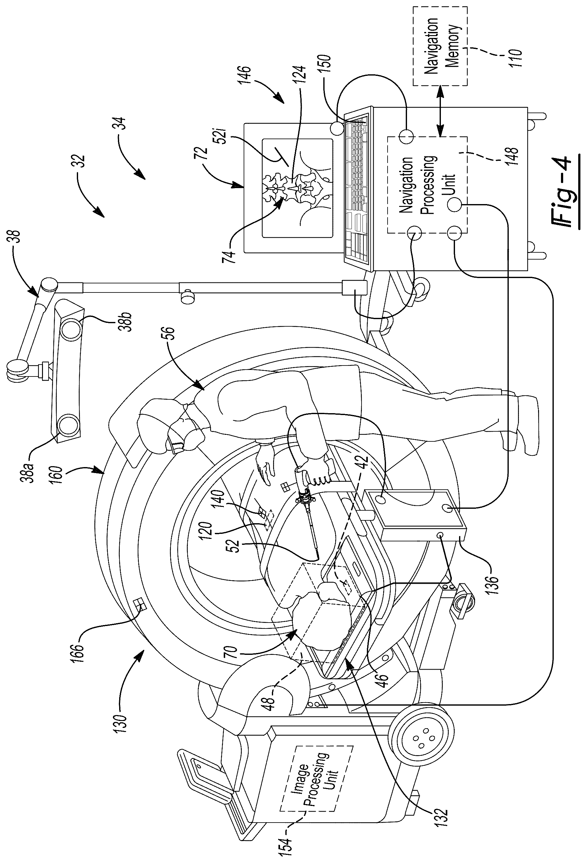 Patent US12396775 Figure 4 – System and method for positioning a tracking device