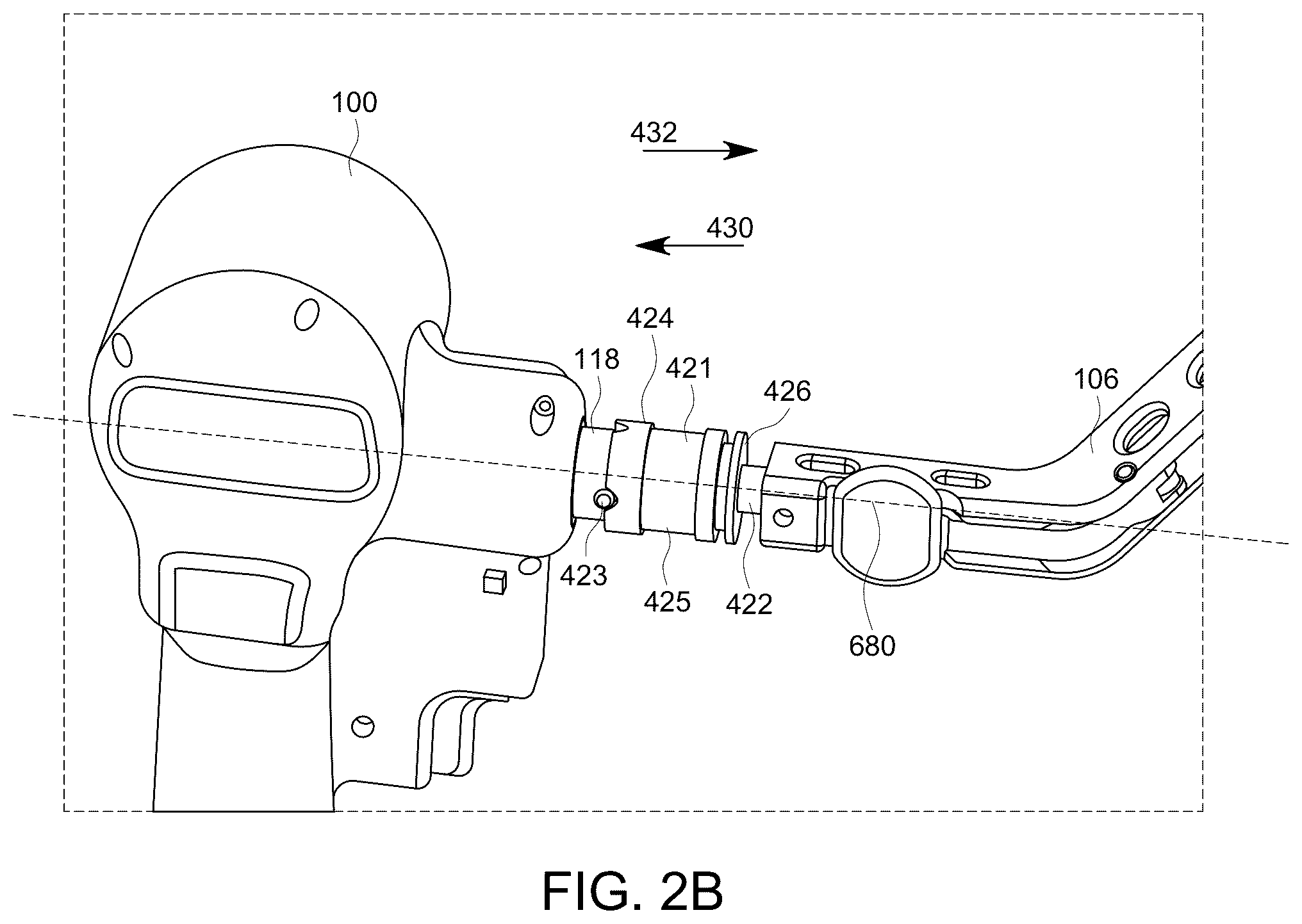 Patent US12396776 Figure 4 – Orthopedic surgery systems and devices for impacting implements in bones