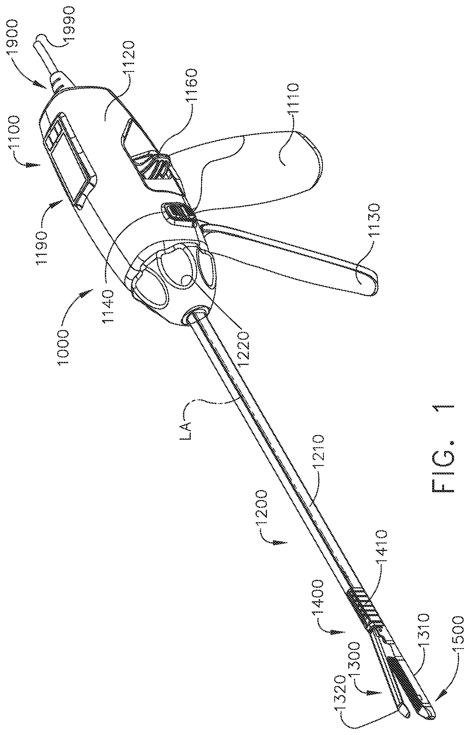 Patent US12396780 Figure 1 – Electrosurgical adaptation techniques of energy modality for combination electrosurgical instruments based on shorting or tissue impedance irregularity