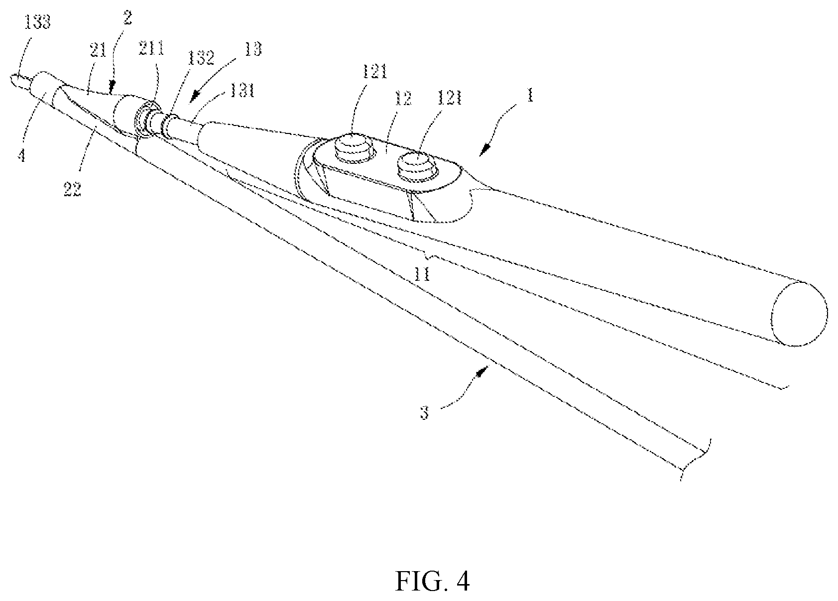 Patent US12396781 Figure 4 – Electrosurgical pencil integrating module and an electrosurgical device possessing module thereof
