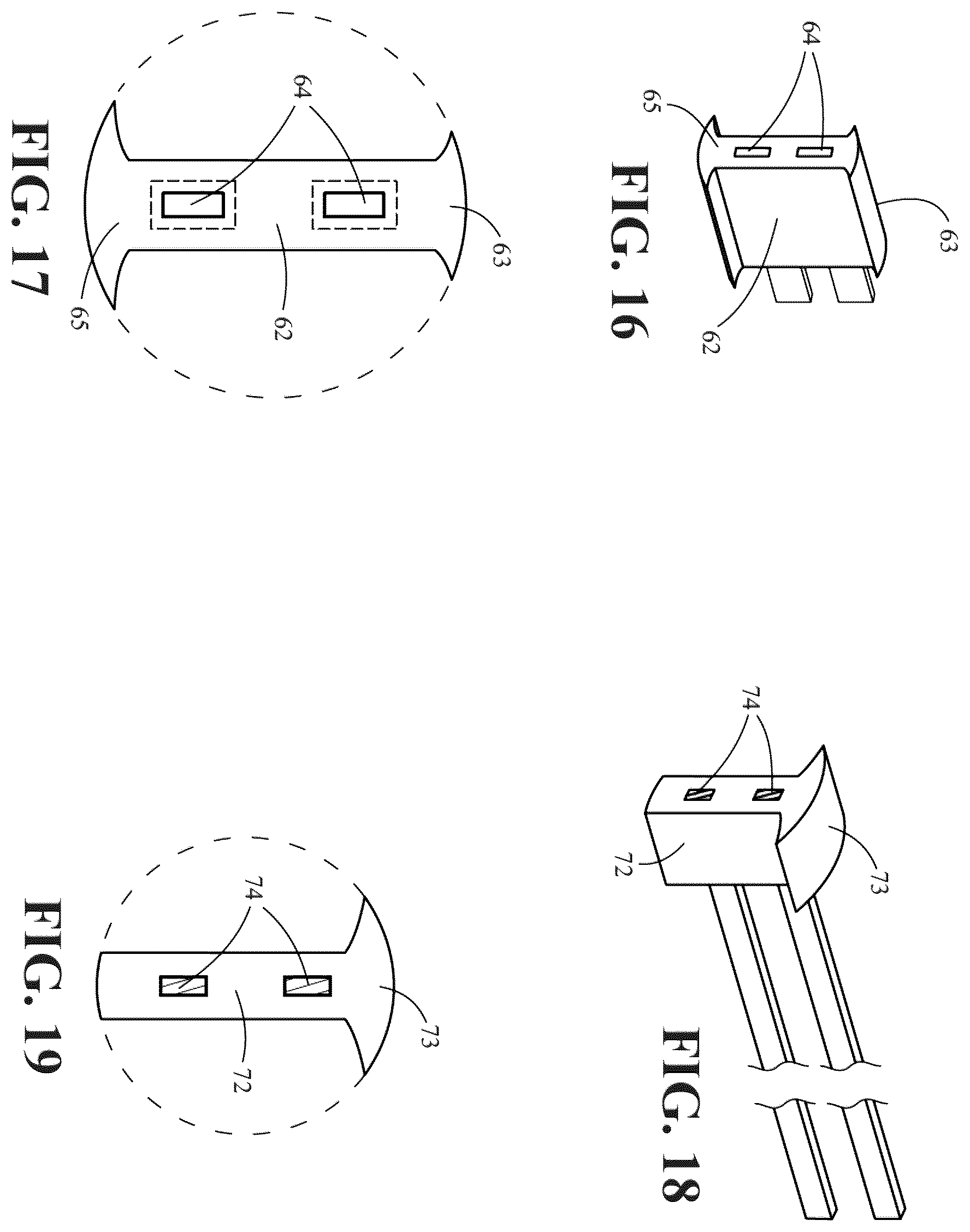Patent US12396782 Figure 7 – Ultrapolar electrosurgery blade and ultrapolar electrosurgery blade assembly and method for making same