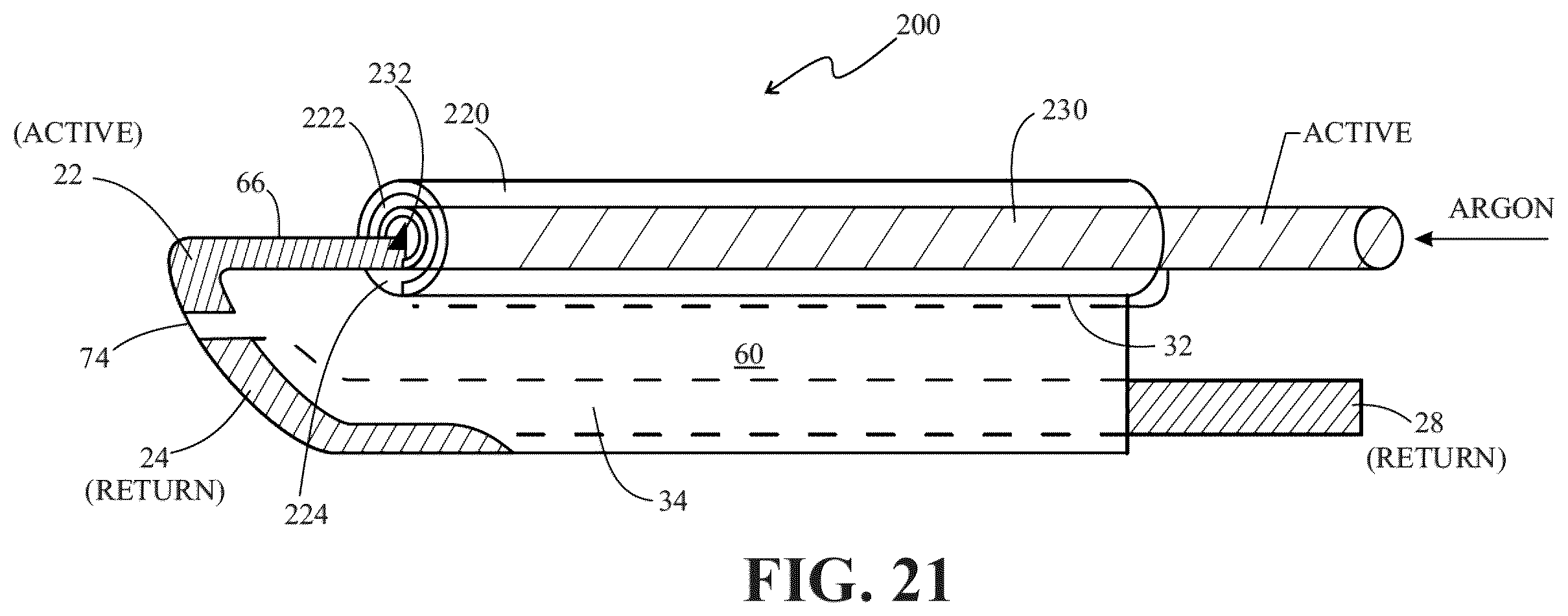 Patent US12396782 Figure 9 – Ultrapolar electrosurgery blade and ultrapolar electrosurgery blade assembly and method for making same