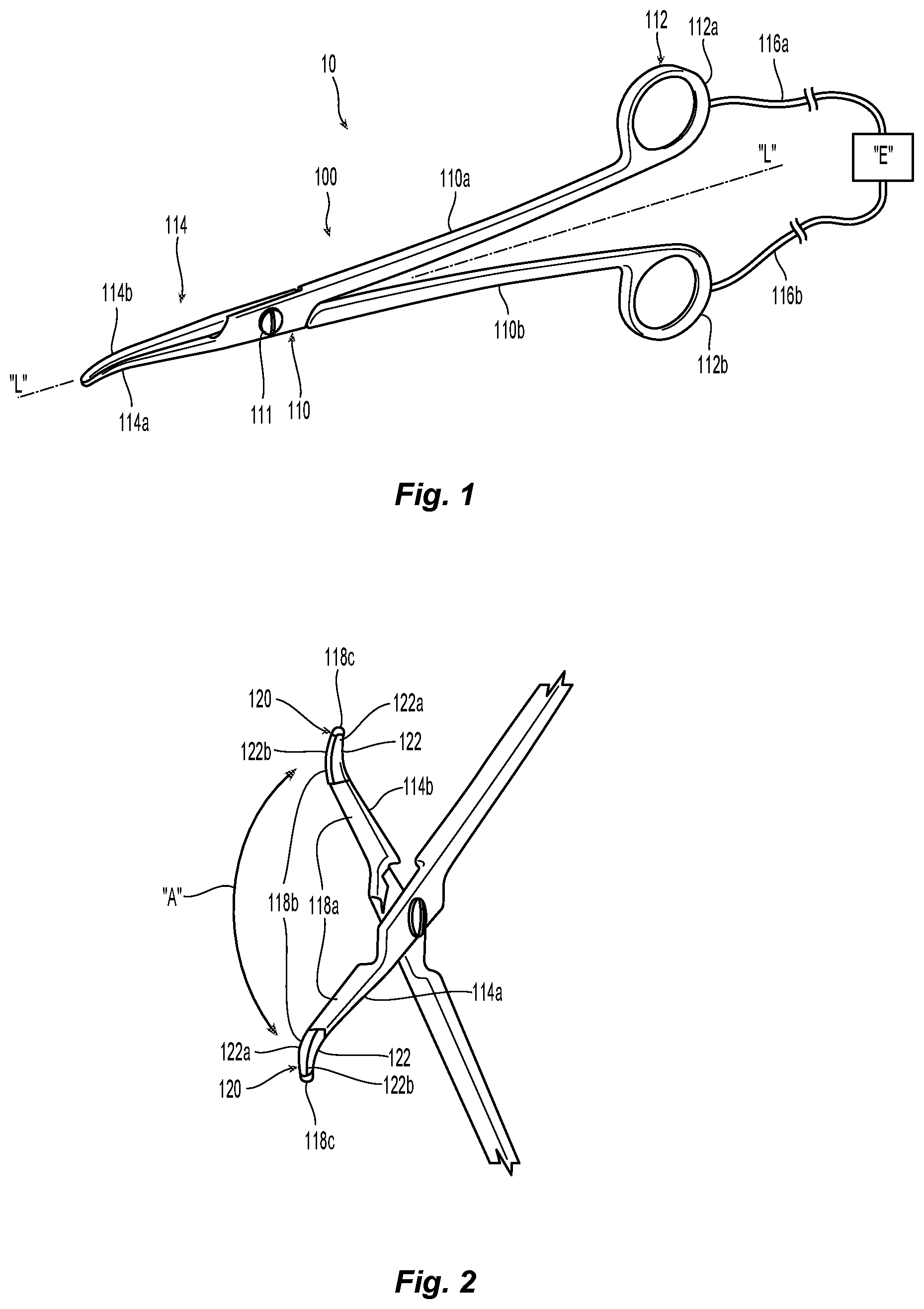 Patent US12396783 Figure 1 – Electrosurgical instruments for controlling thermal damage