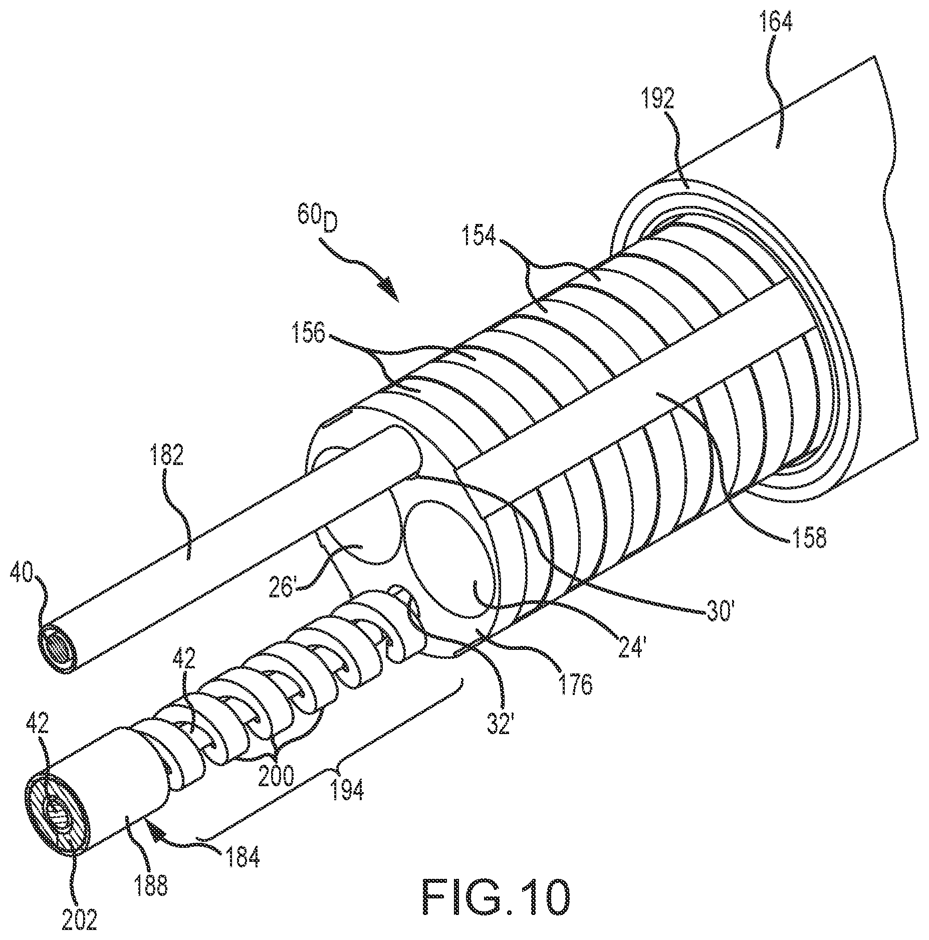 Patent US12396788 Figure 7 – Flex tip fluid lumen assembly with termination tube