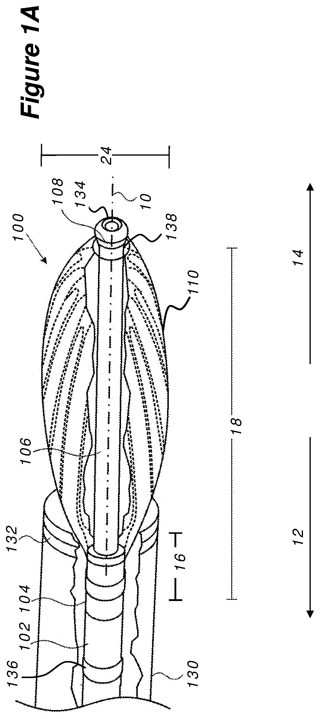 Patent US12396789 Figure 1 – Determining shape of expandable distal member of a catheter