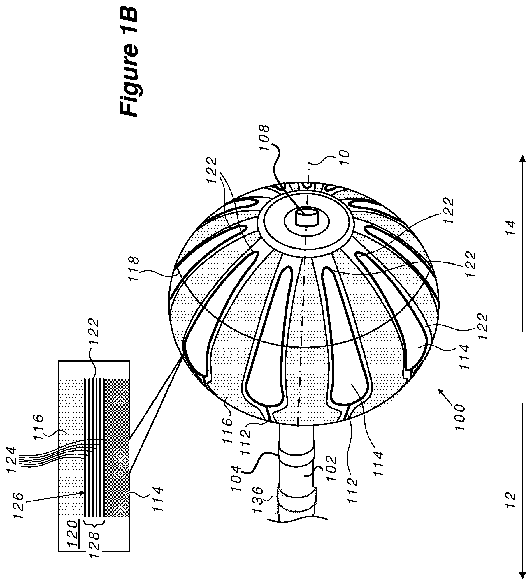 Patent US12396789 Figure 2 – Determining shape of expandable distal member of a catheter