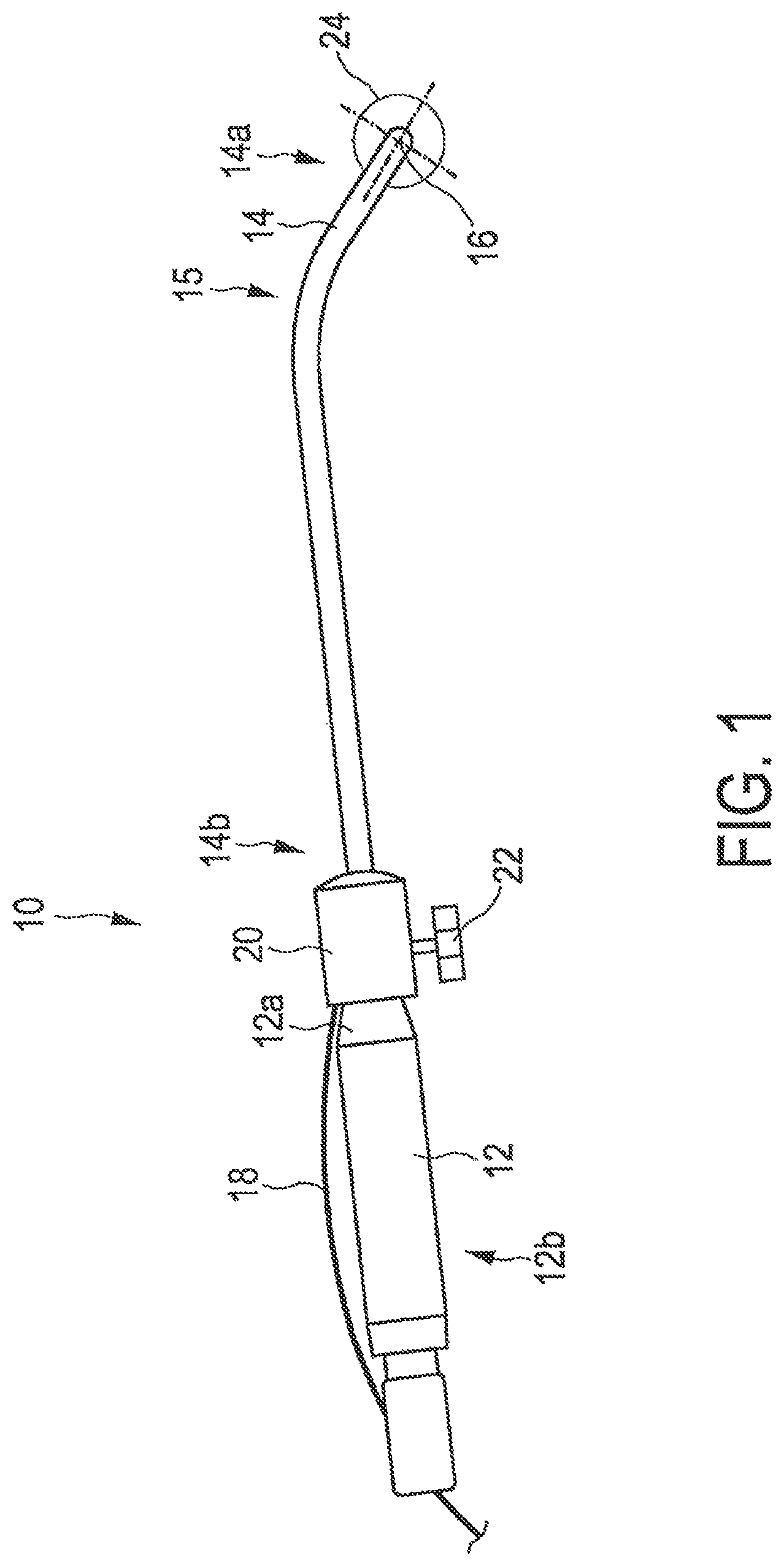 Patent US12396799 Figure 1 – Device and method for connecting a medical instrument to a position-detecting system