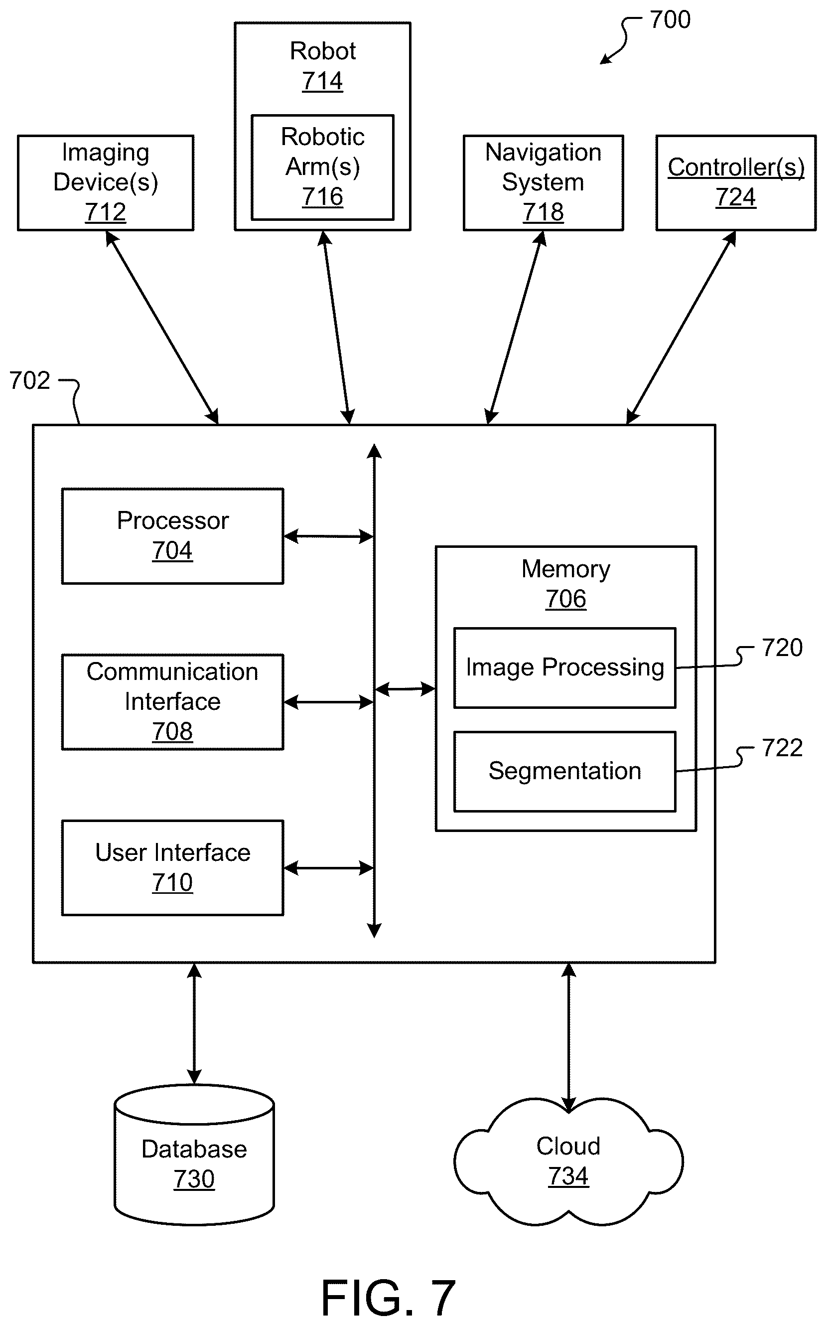 Patent US12396805 Figure 8 – Systems, methods, and devices for drilling and imaging an anatomical element