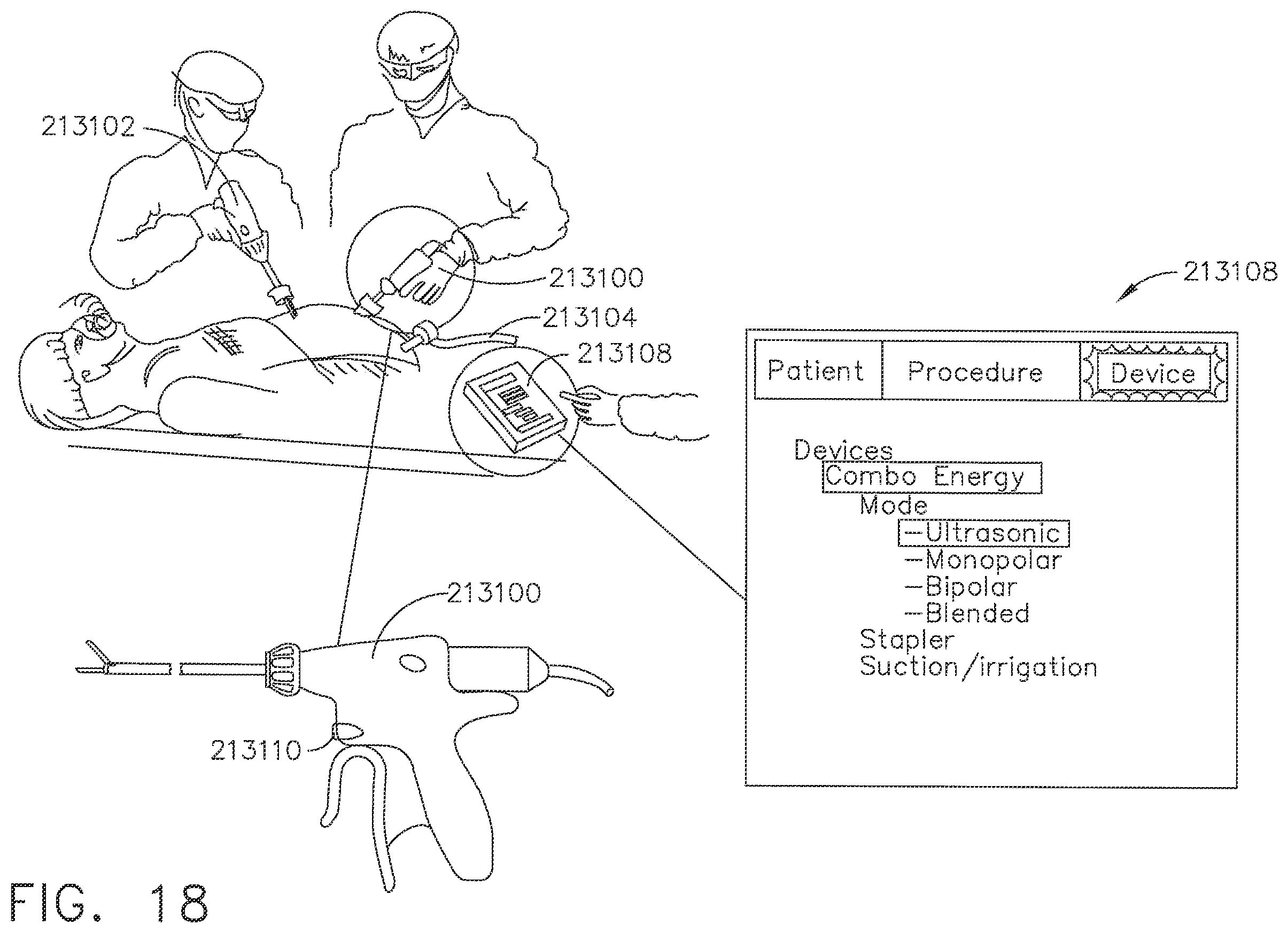Patent US12396806 Figure 17 – Adjustment of a surgical device function based on situational awareness